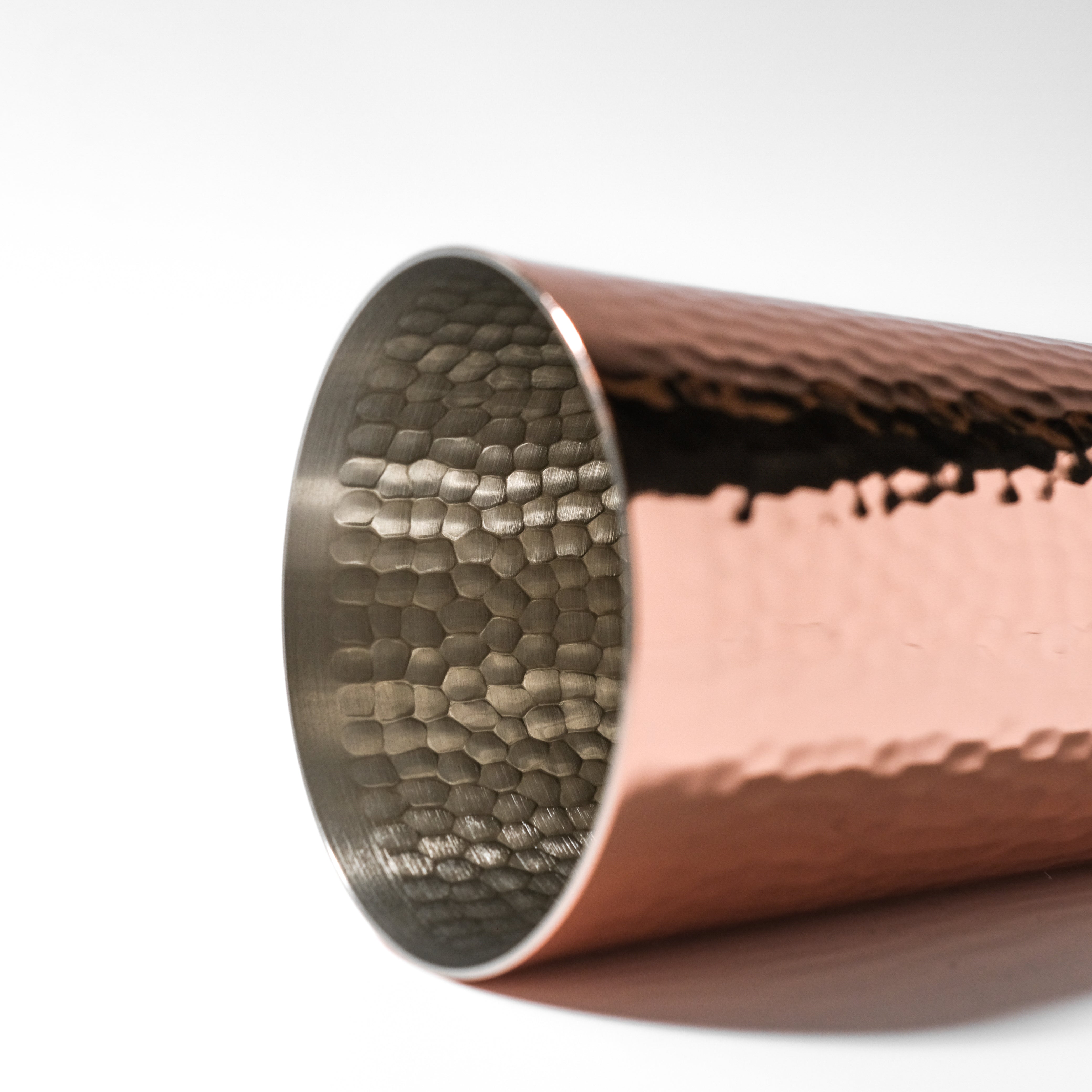 Hand-Hammered Pure Copper Tumbler – medium