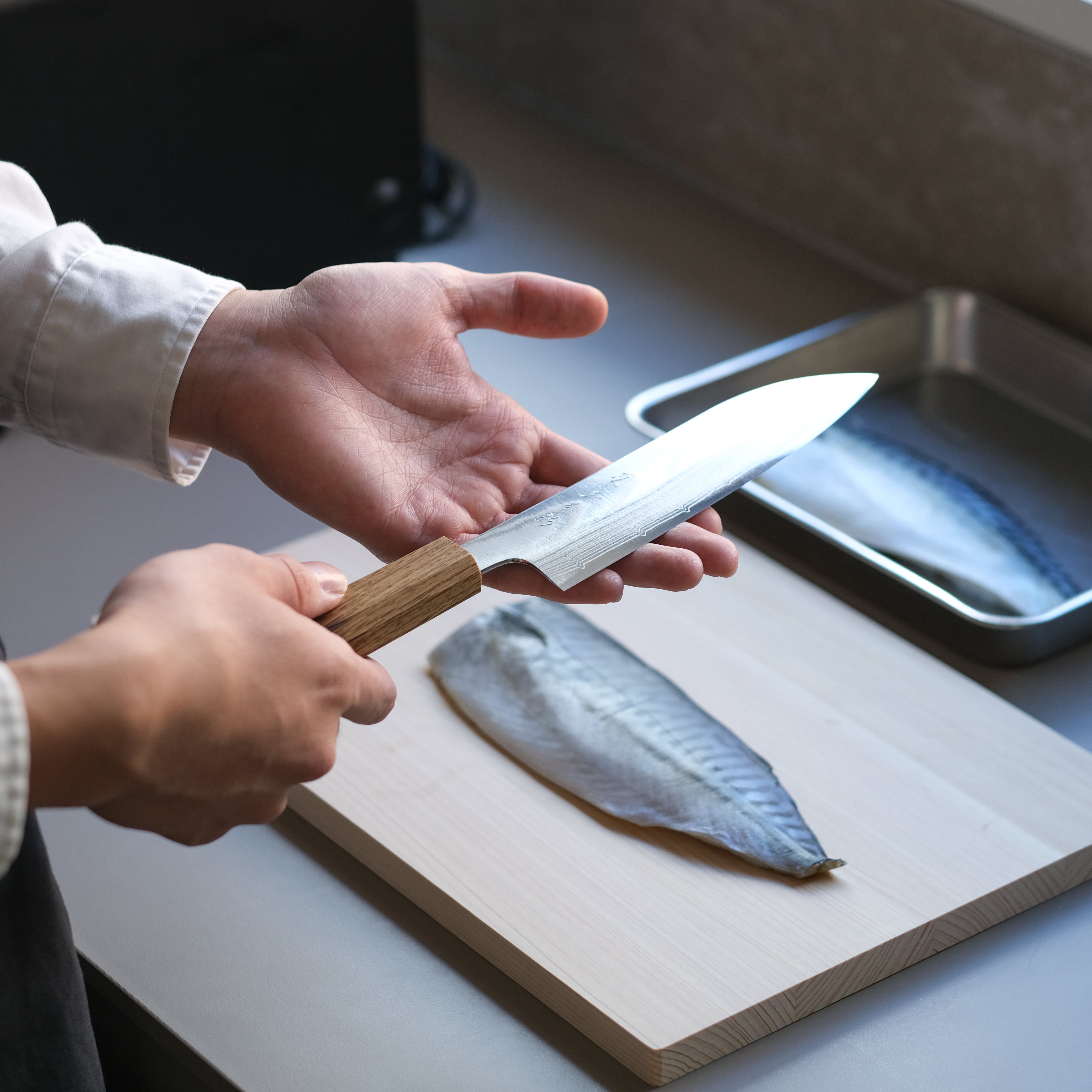 Seki Sanbonsugi Premium Santoku Knife