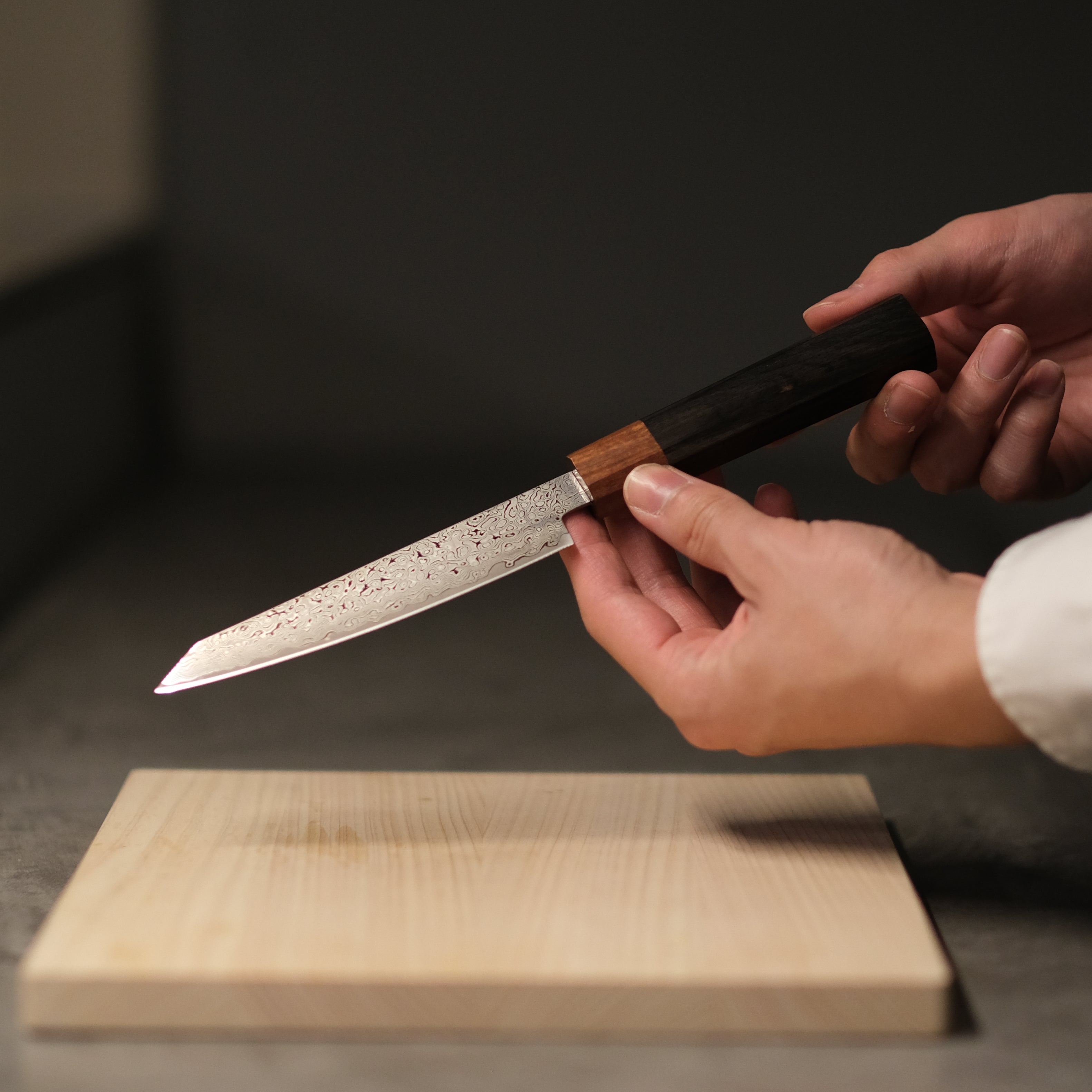 Seki Sanbonsugi VG10 Petty Knife – Ebony Handle