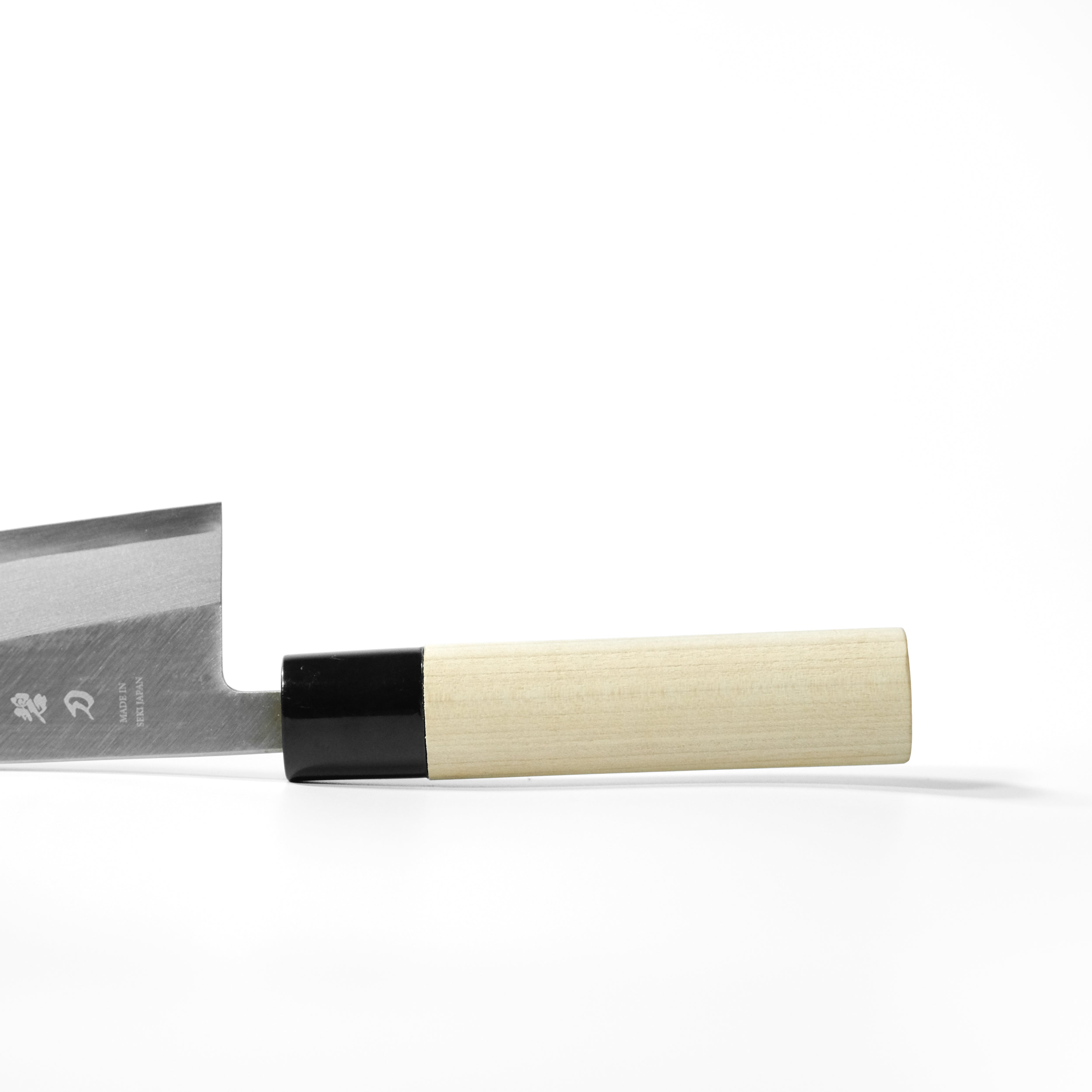 aoba Carbon Steel Deba Knife – Magnolia Handle