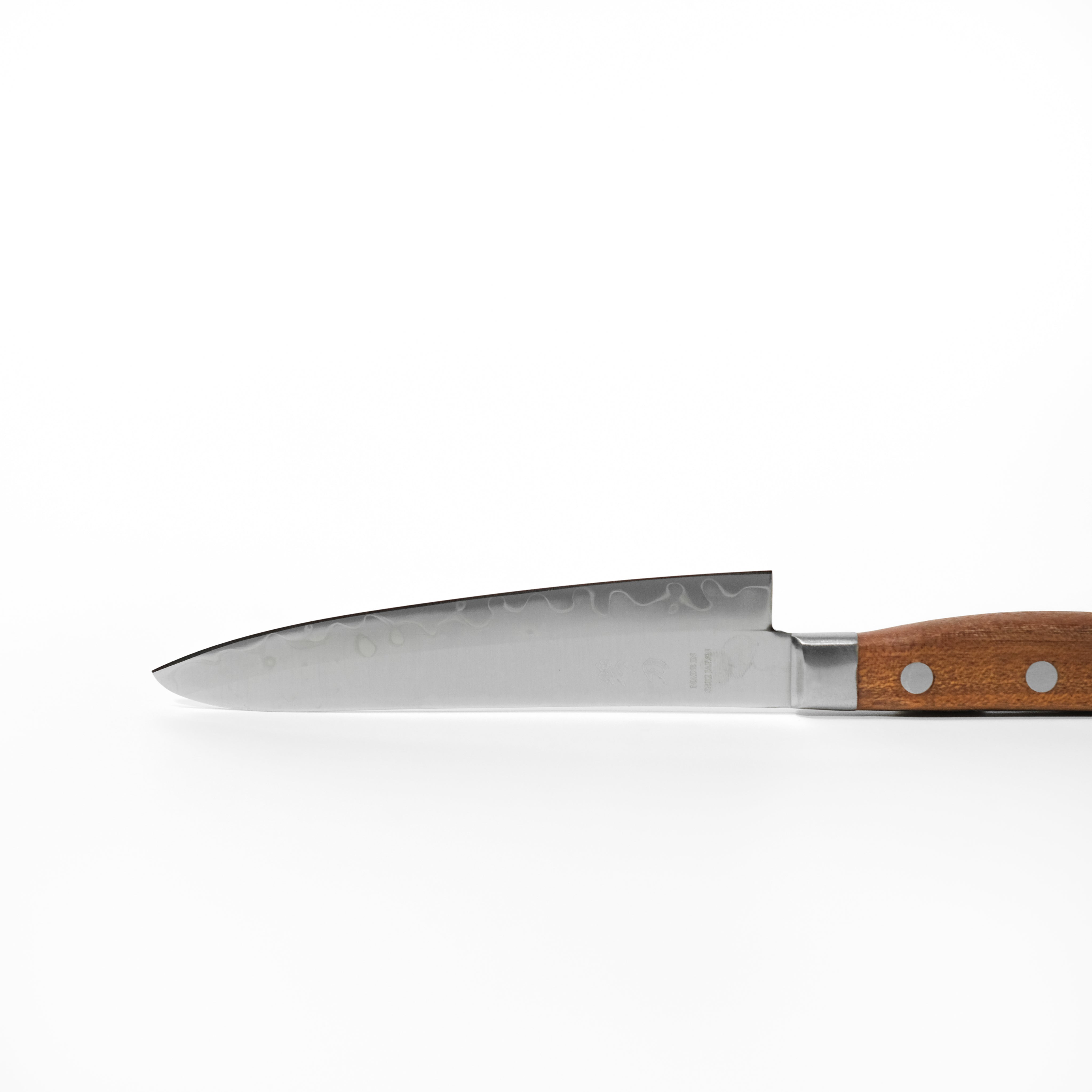 aoba Stainless Clad Petty Knife – Redwood Handle