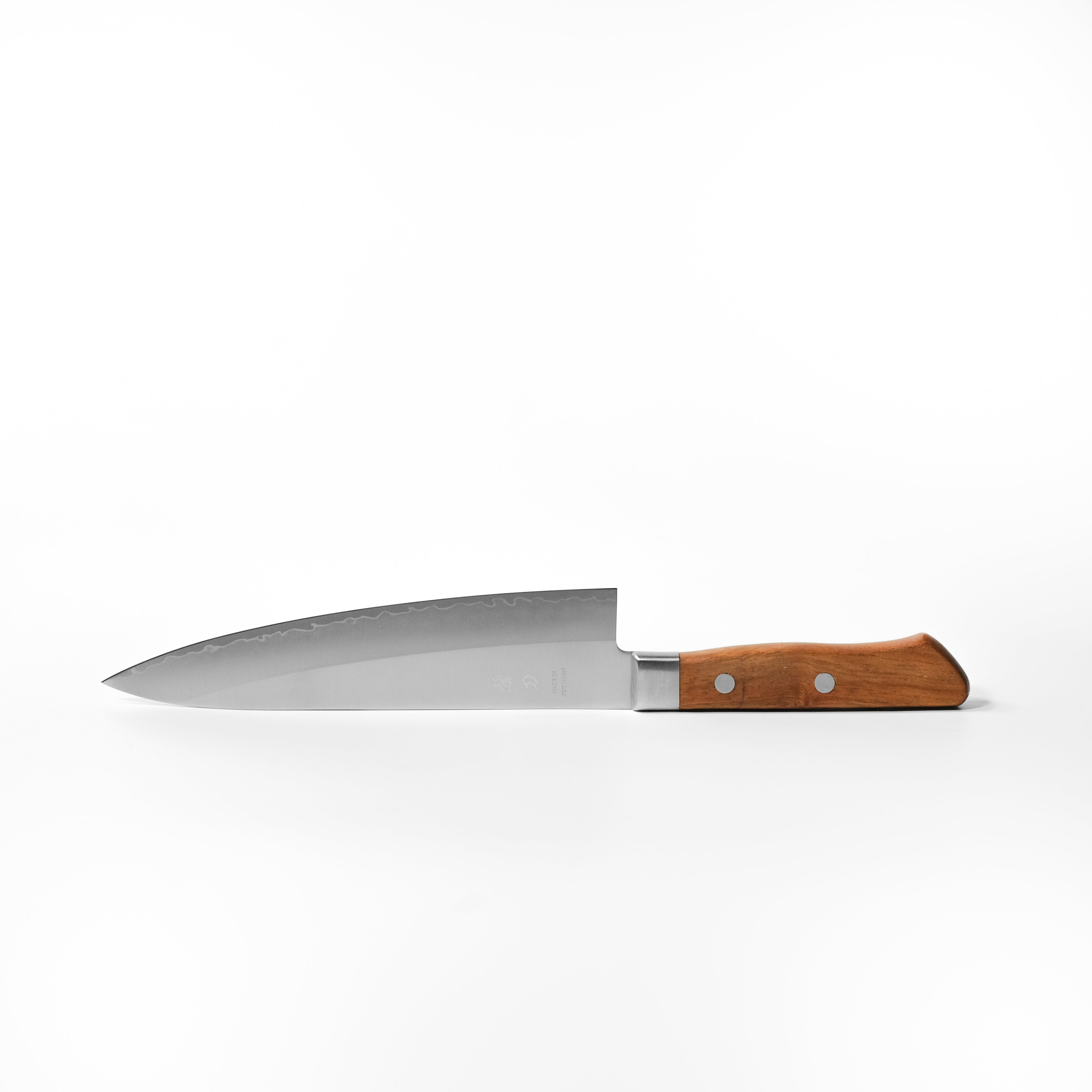 aoba Stainless Clad Gyuto Knife – Redwood Handle