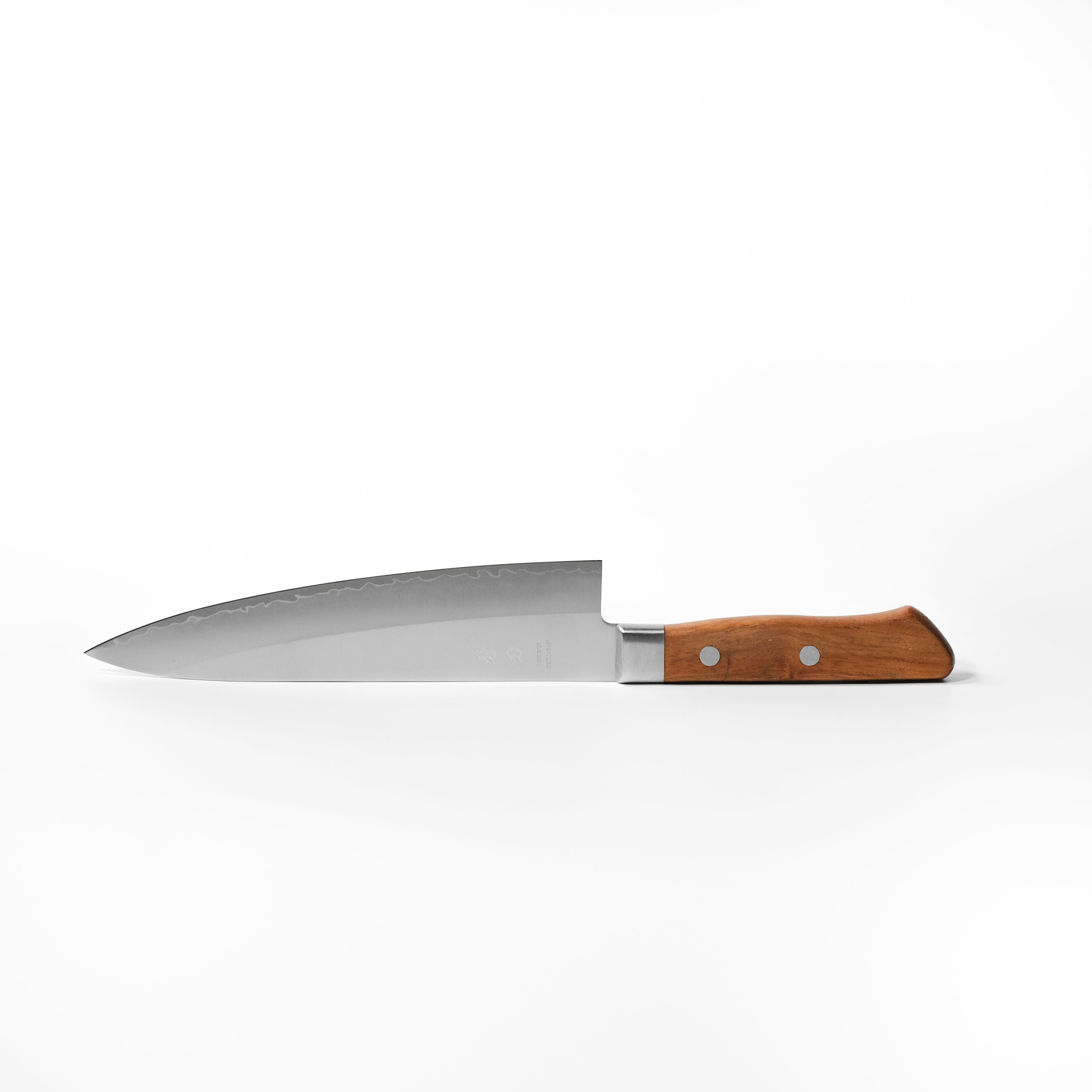 aoba Stainless Clad Gyuto Knife – Redwood Handle