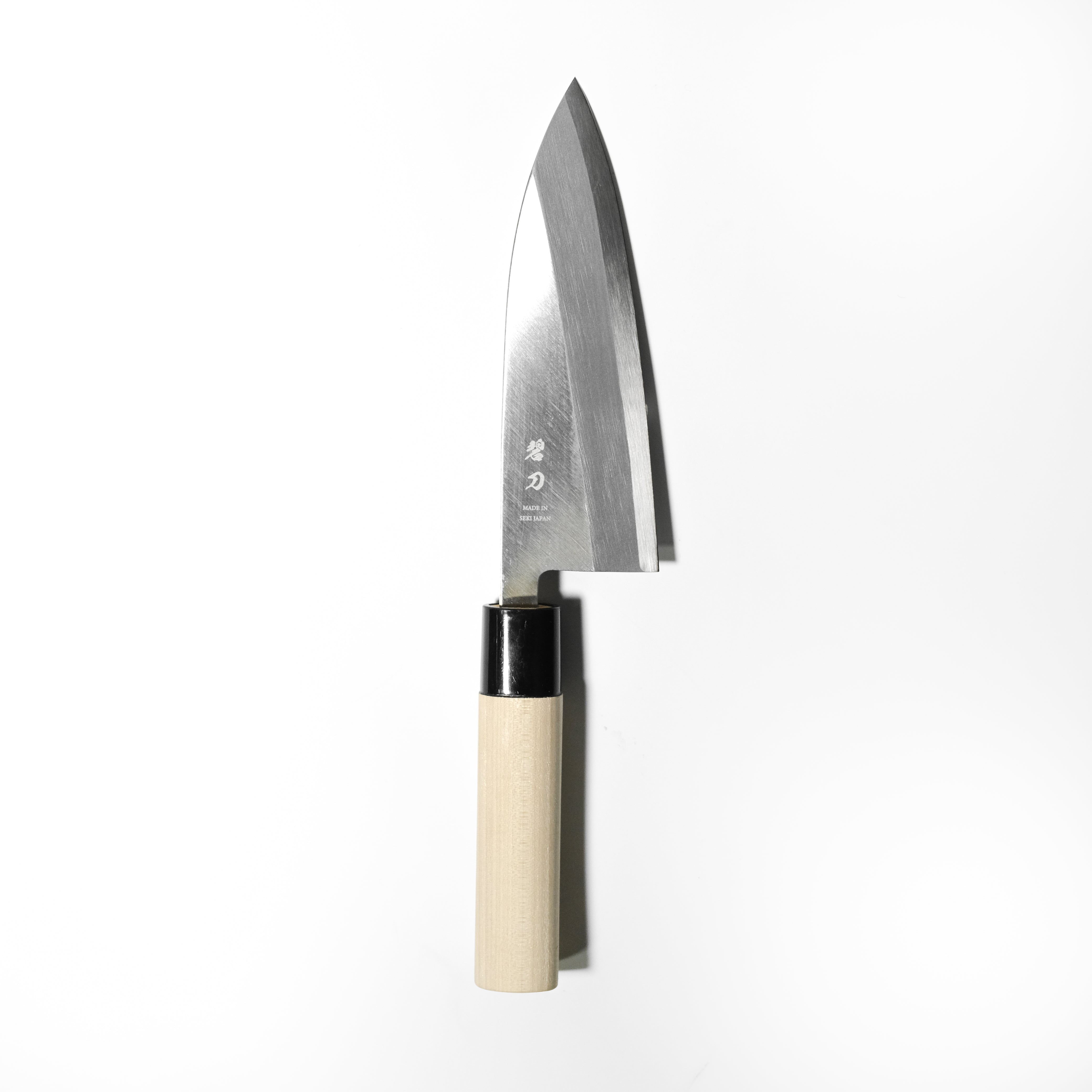 aoba Carbon Steel Deba Knife – Magnolia Handle