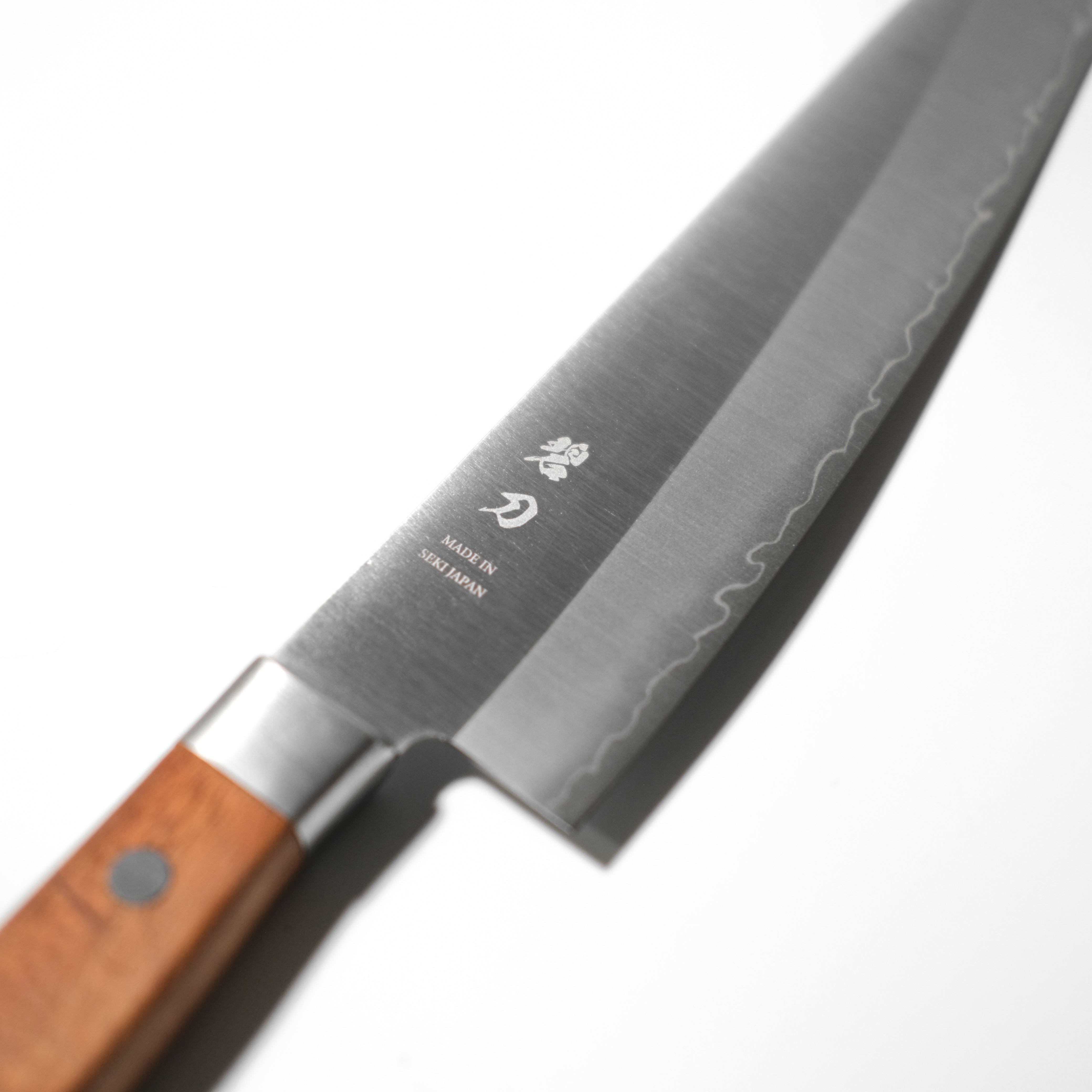 aoba Stainless Clad Gyuto Knife – Redwood Handle