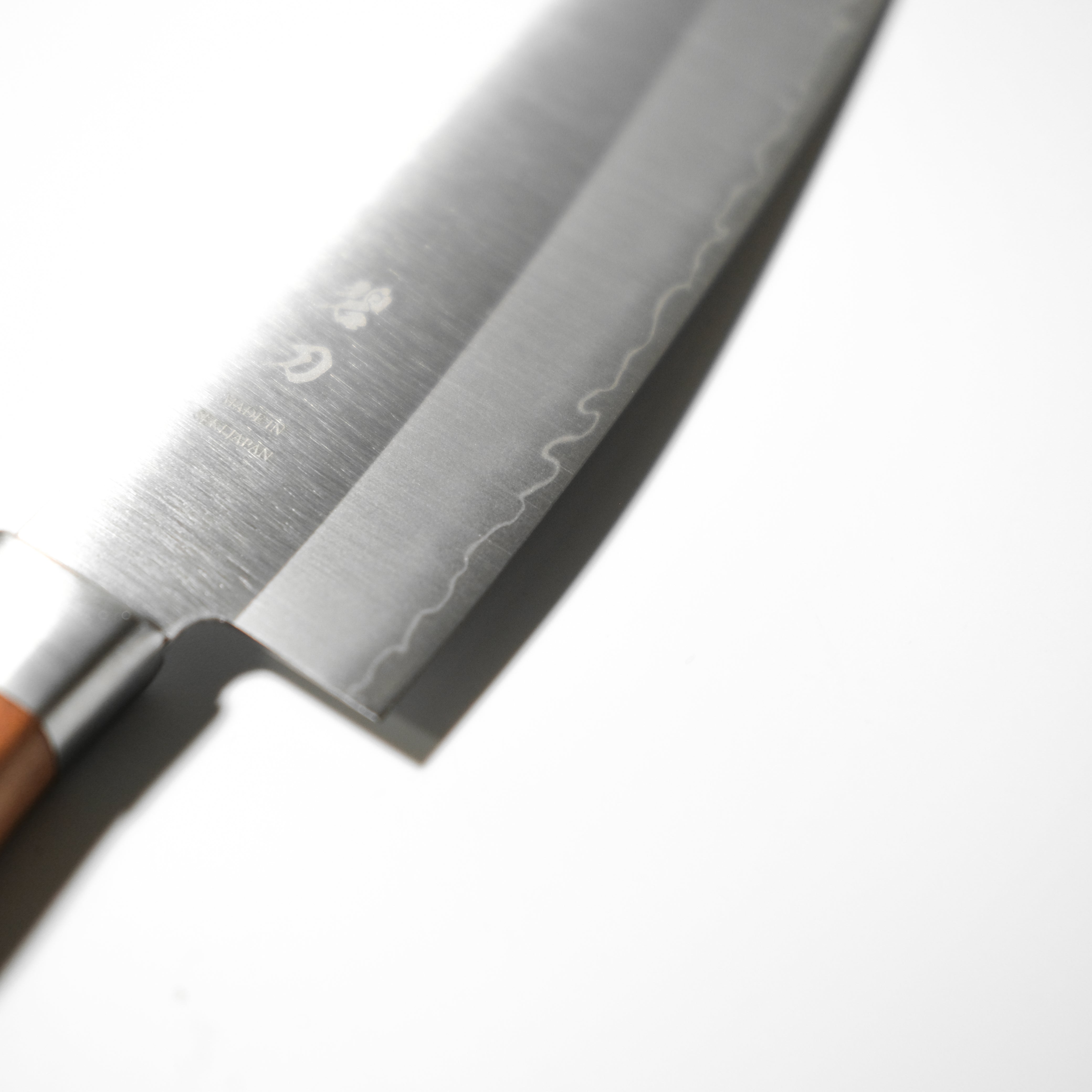 aoba Stainless Clad Gyuto Knife – Redwood Handle
