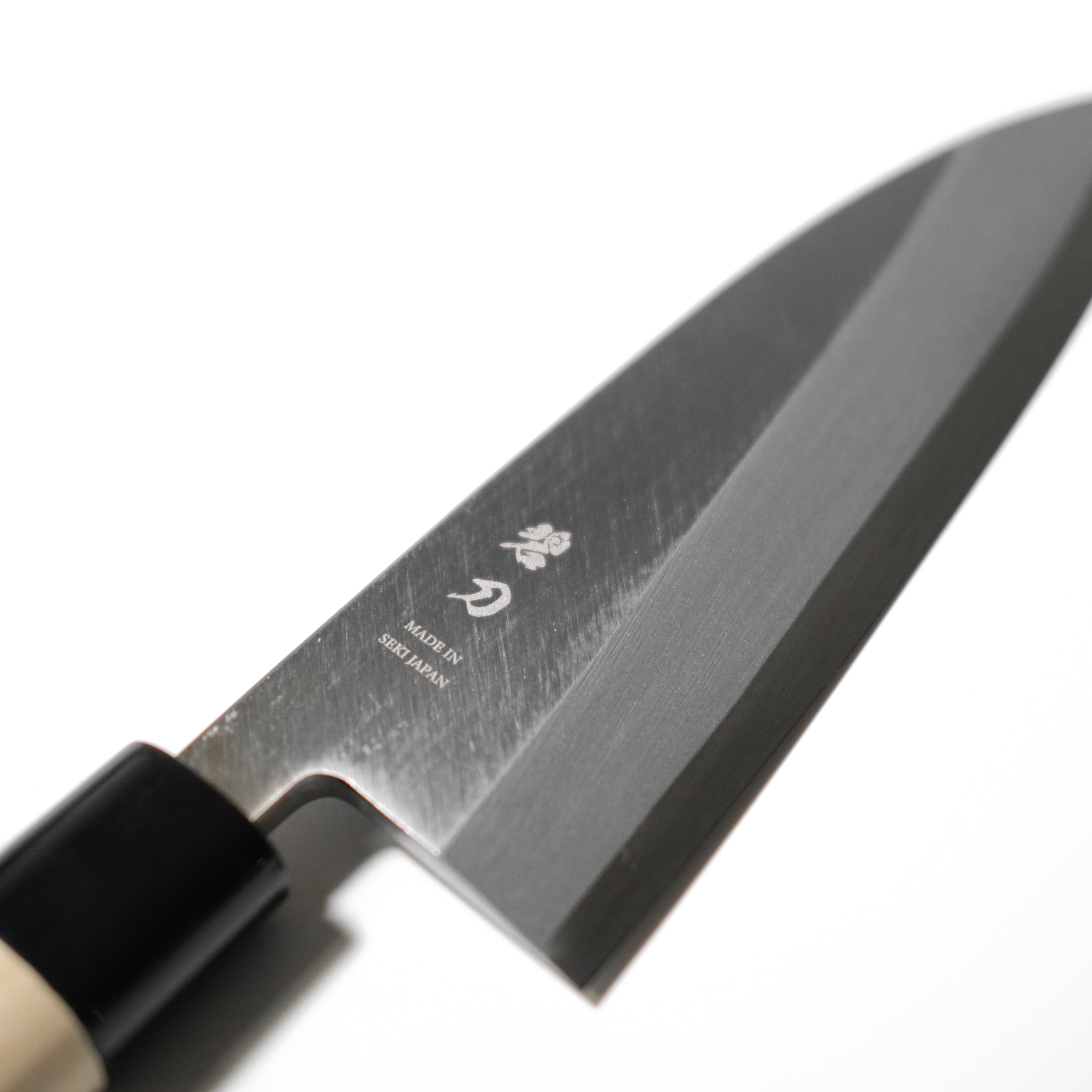 aoba Carbon Steel Deba Knife – Magnolia Handle