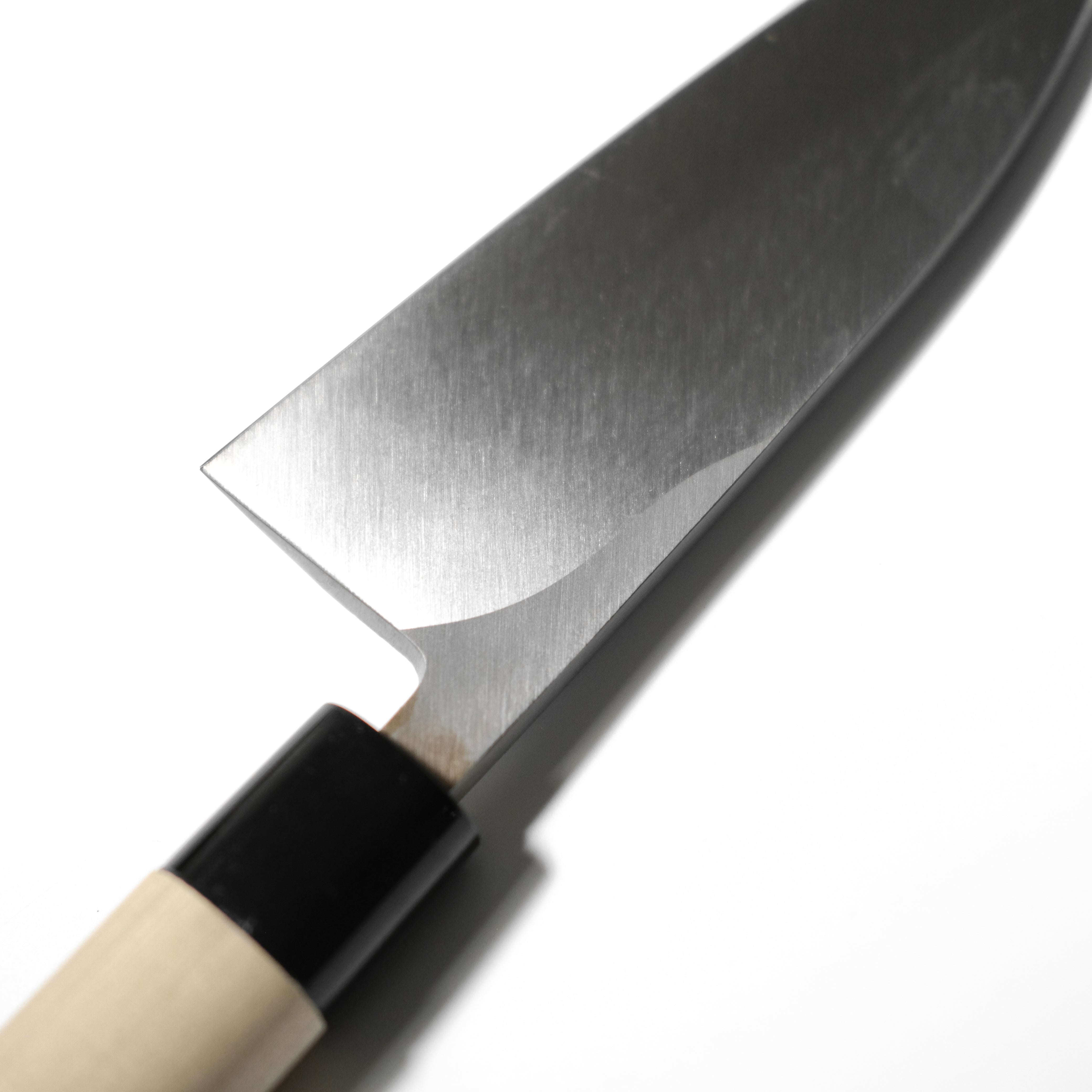 aoba Carbon Steel Deba Knife – Magnolia Handle