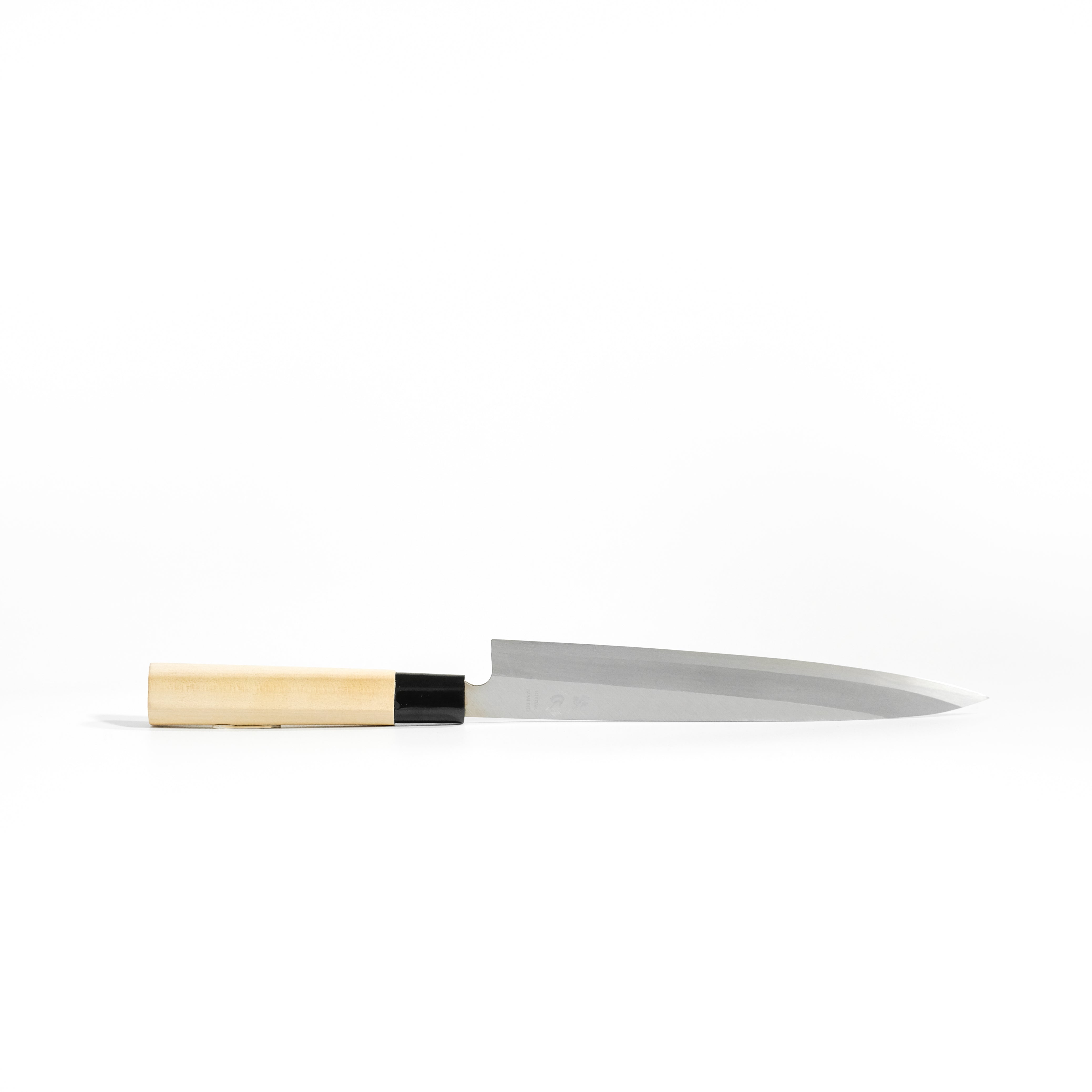 aoba Carbon Steel Yanagiba Knife – Magnolia Wood Handle