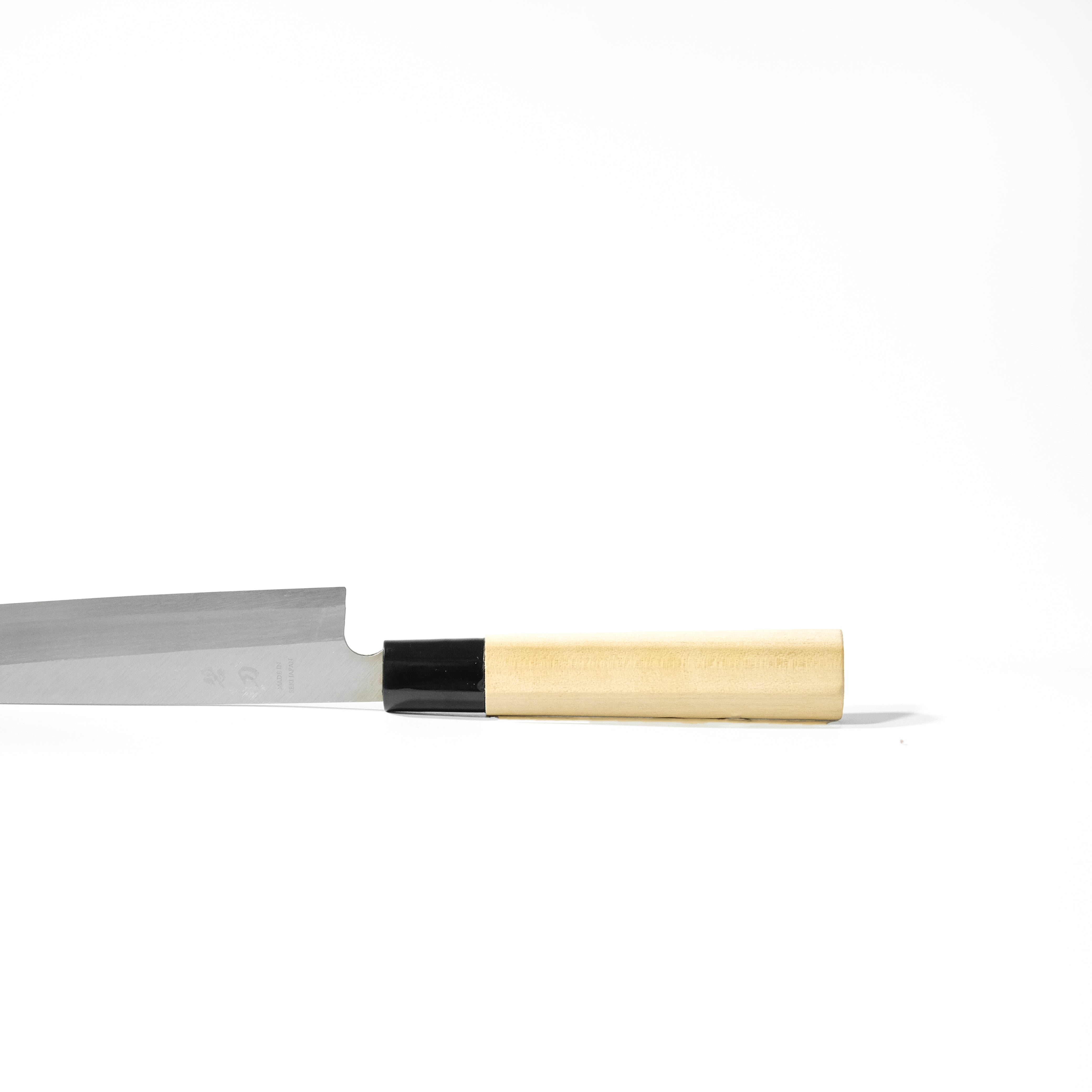aoba Carbon Steel Yanagiba Knife – Magnolia Wood Handle