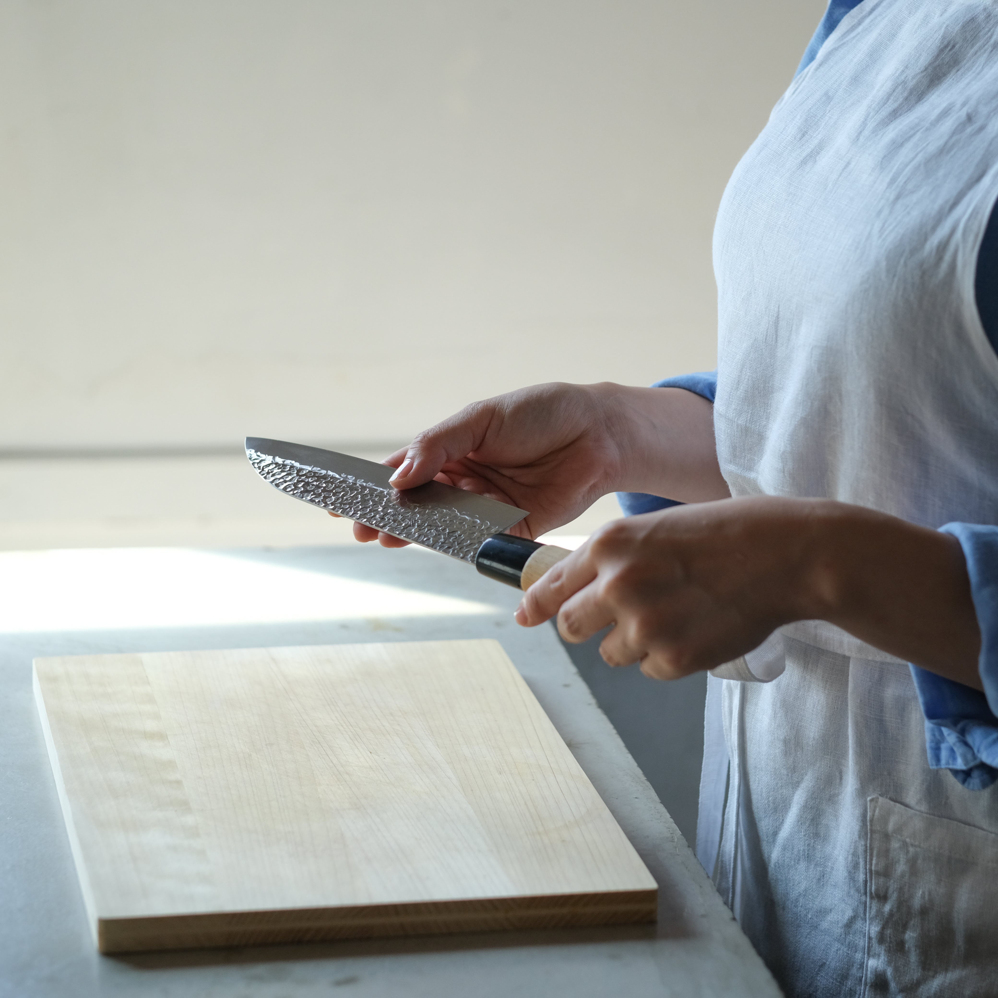 Nōshū Magoroku Koryu Tsuchime Japanese Santoku Knife