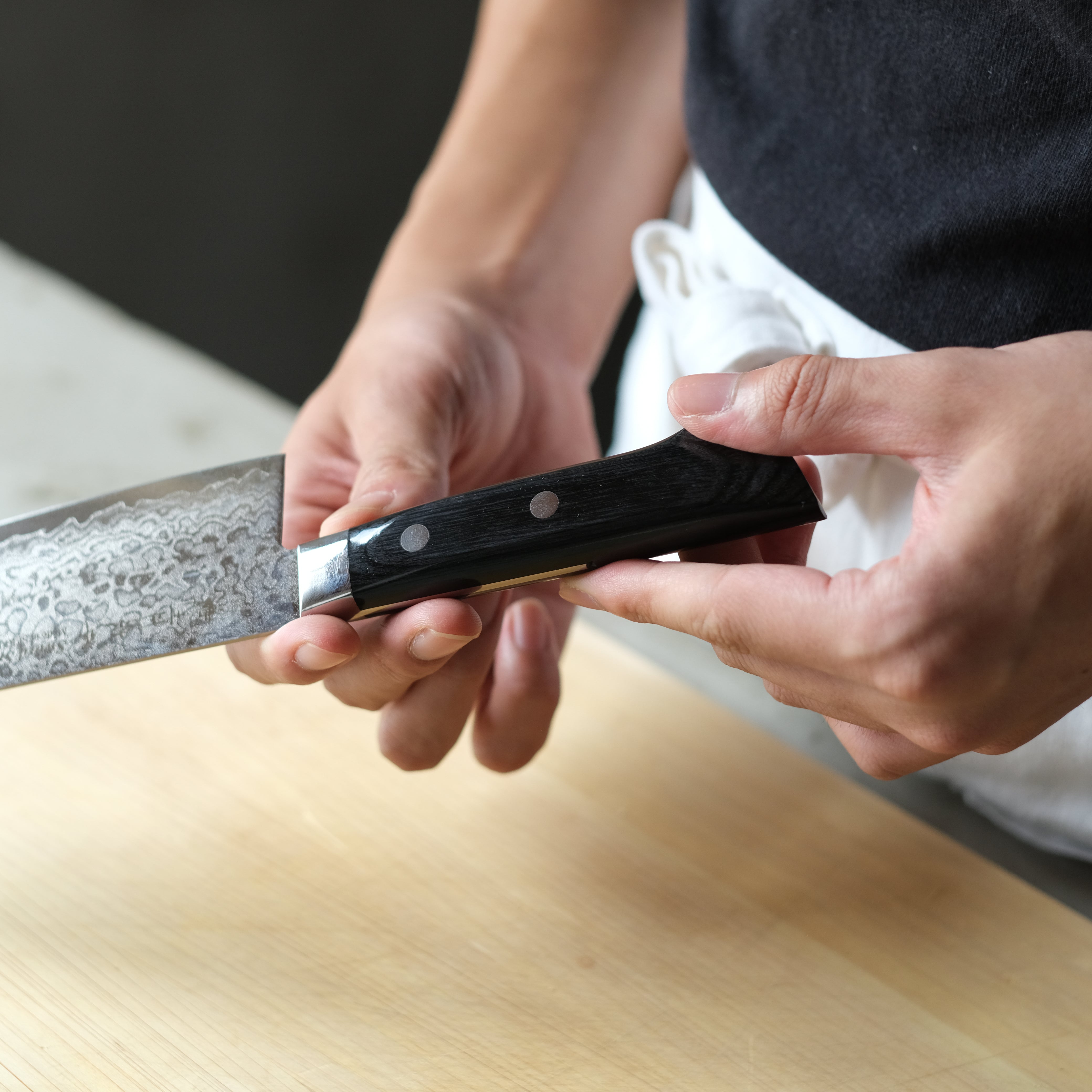 Bonten Unryu Goku Damascus Gyuto Knife (180mm)