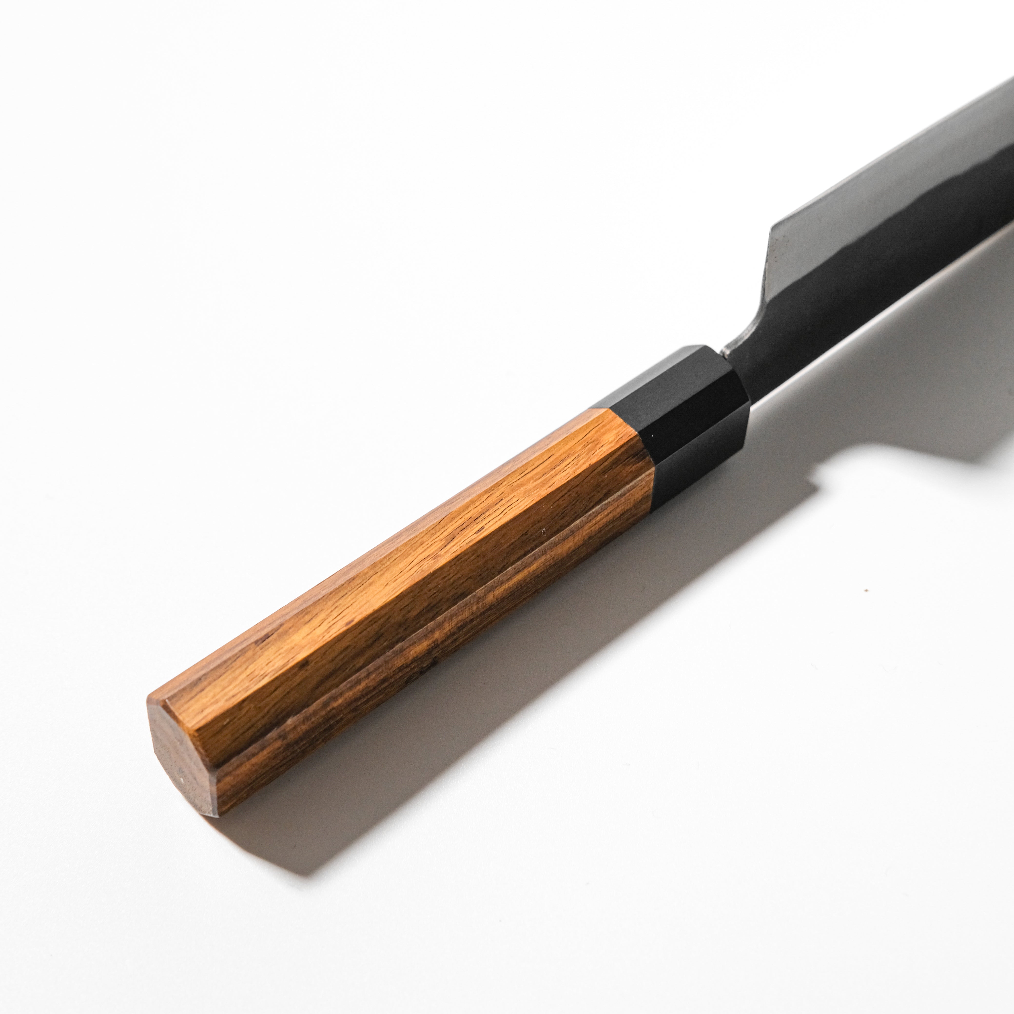 Hidariyorimitsu Aogami #1 Black Gyuto Knife – 210mm (Ironwood Handle)