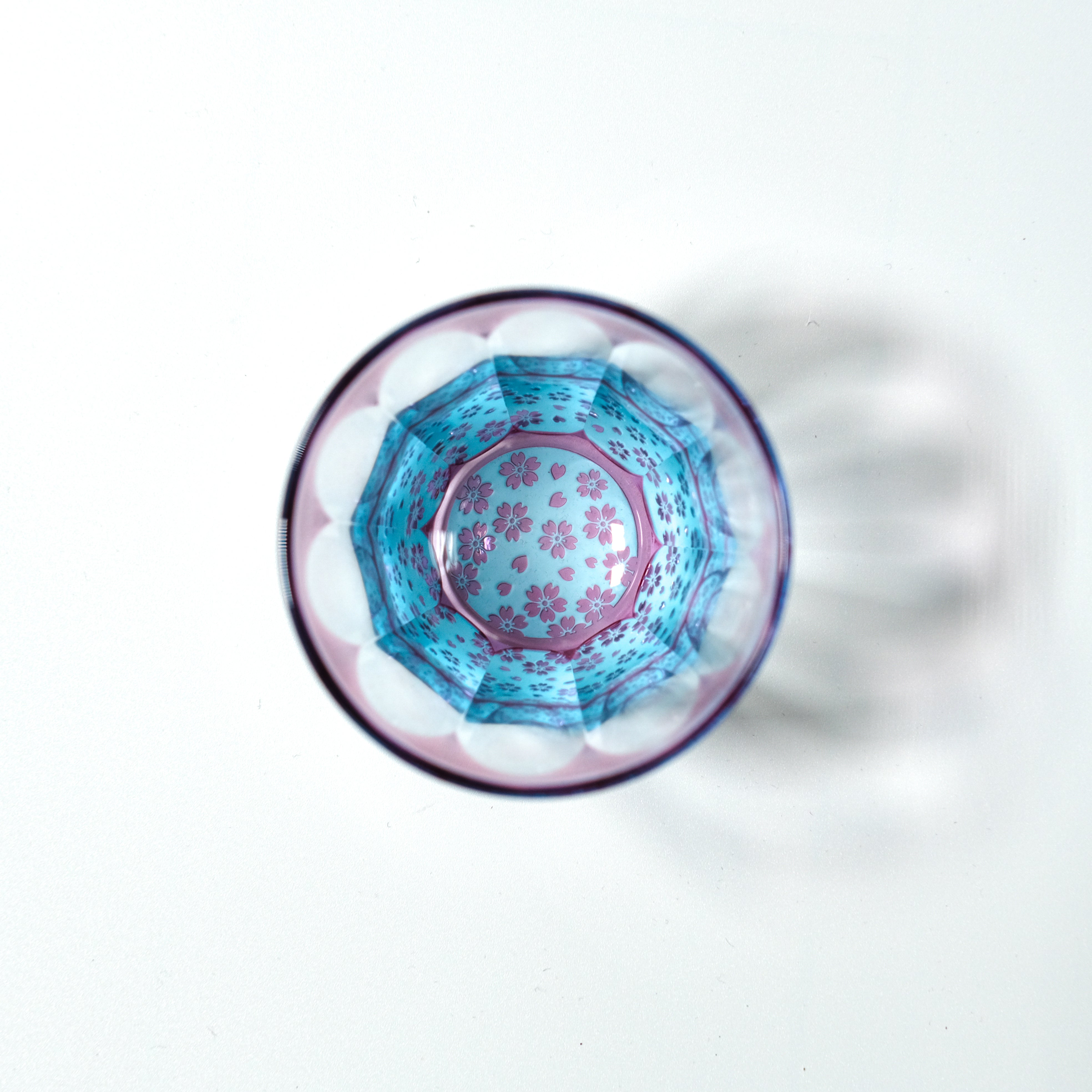 Edokiriko glass SAKURA (pale)