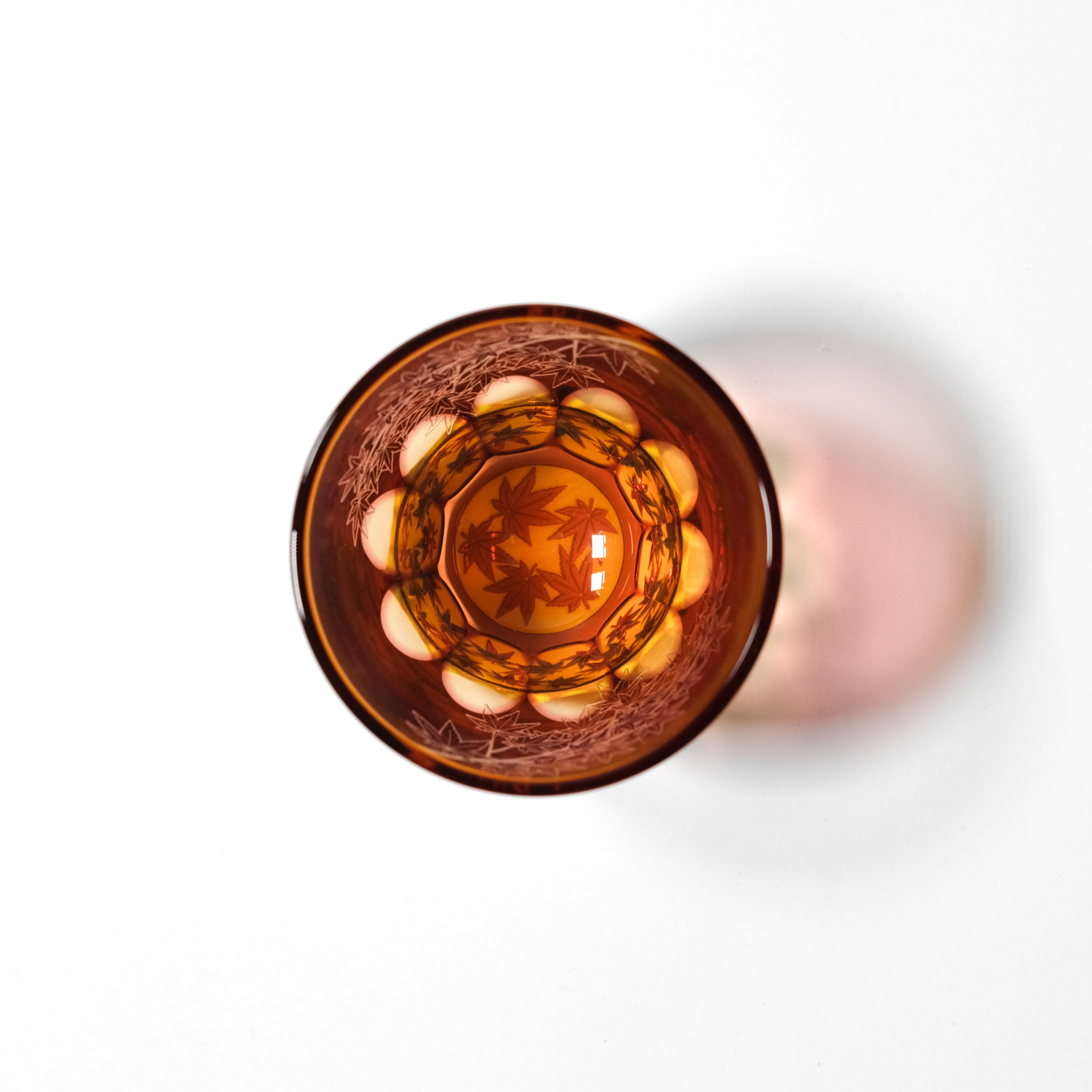 Edokiriko glass MOMIJI