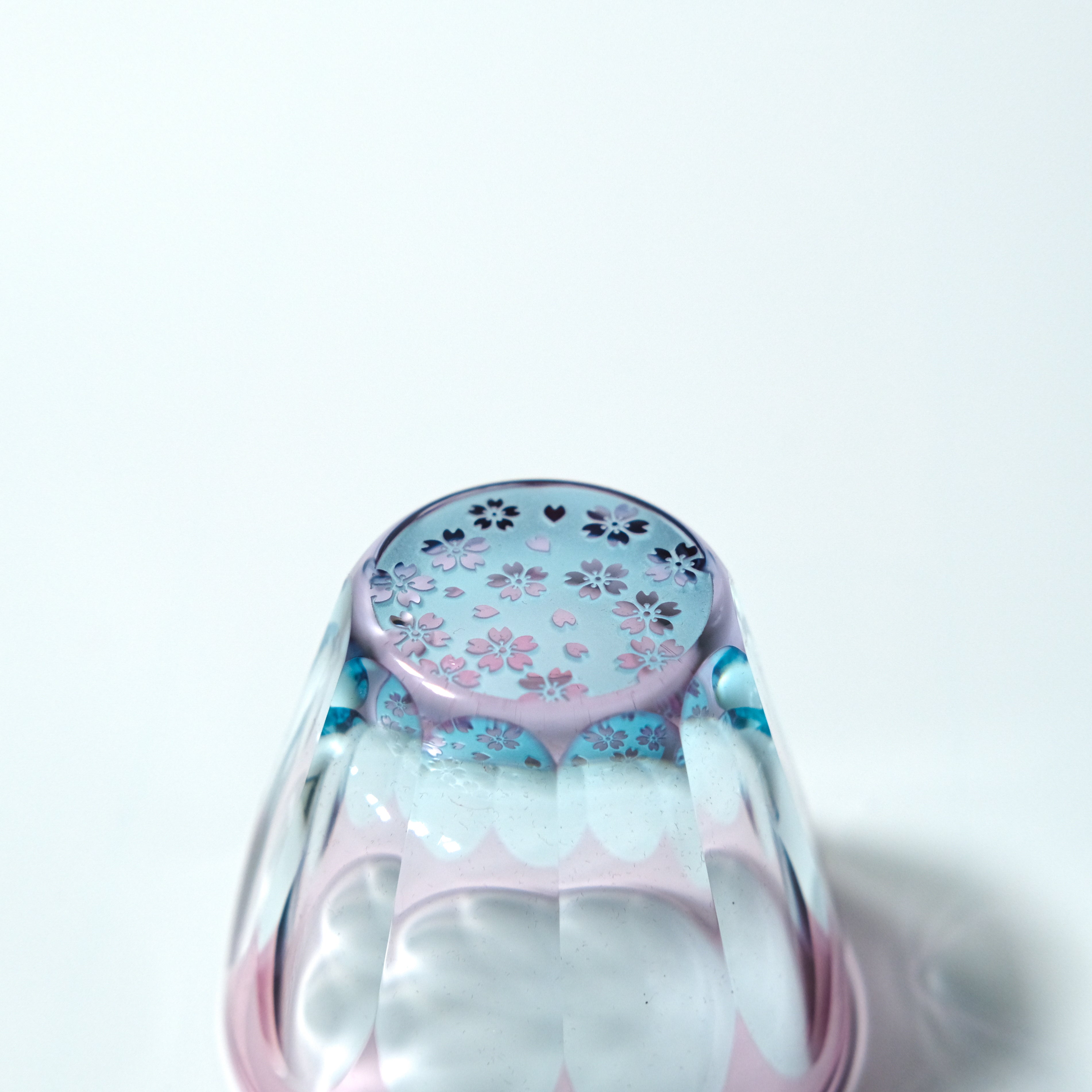Edokiriko glass SAKURA (pale)