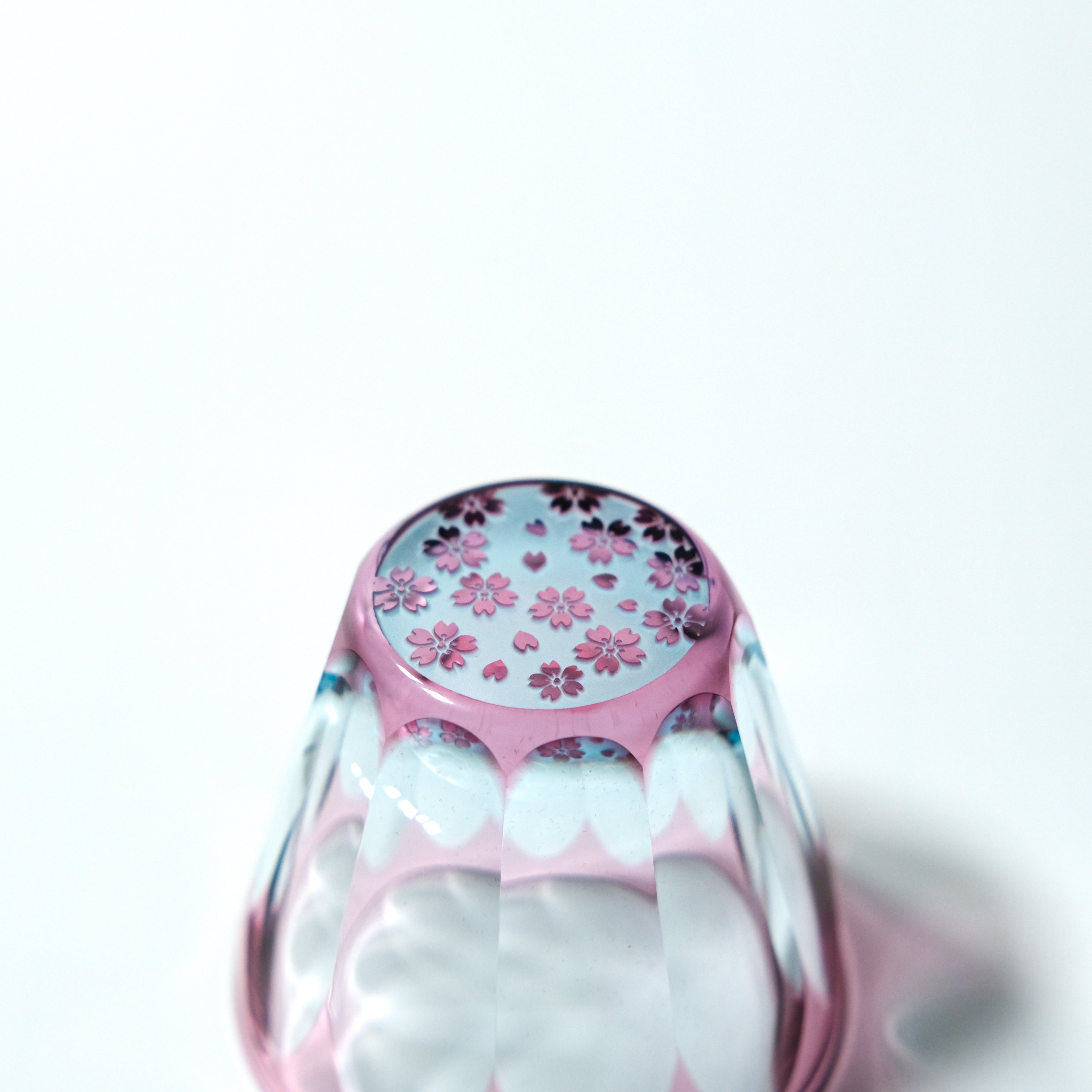 Edokiriko glass SAKURA(Deep)