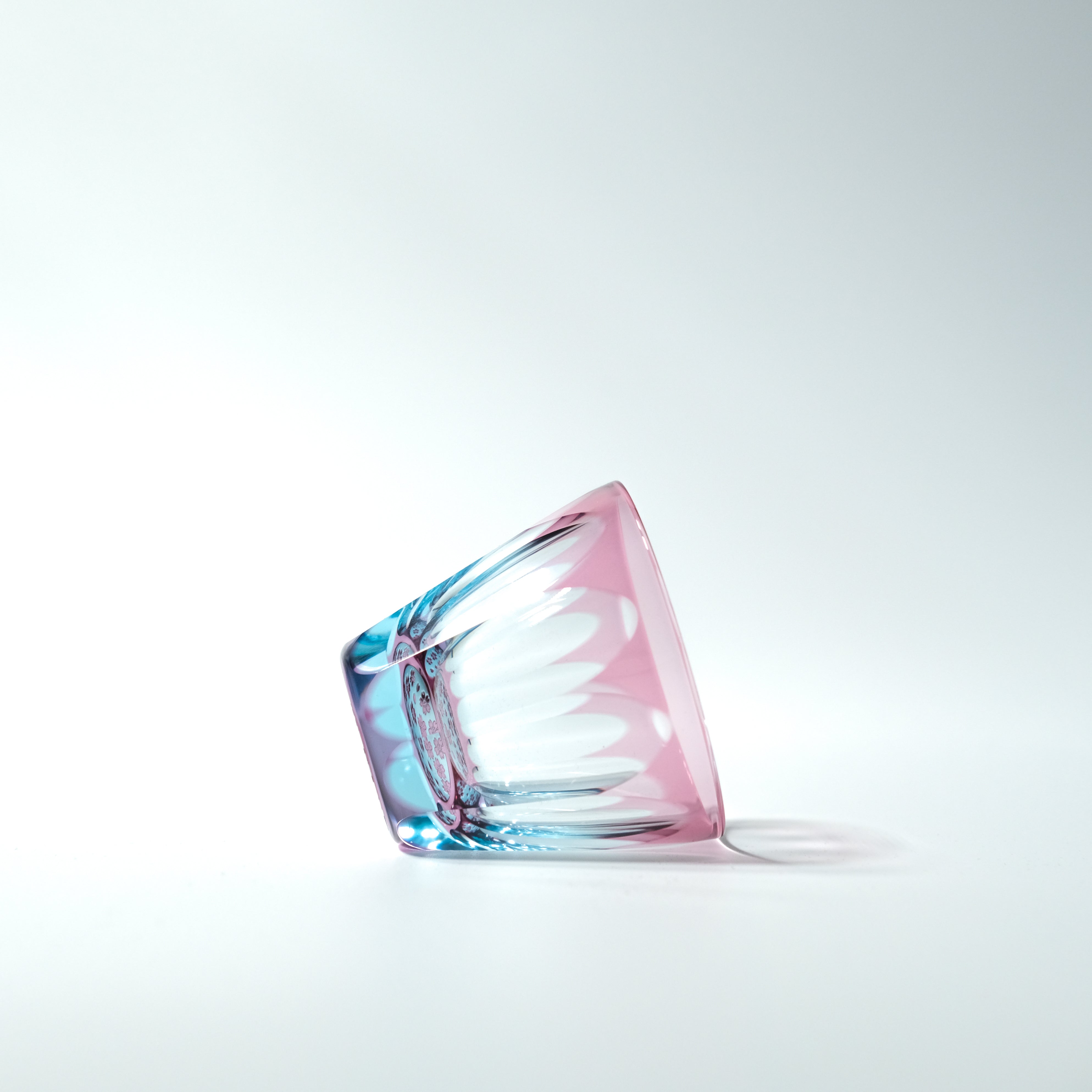 Edokiriko glass SAKURA(Deep)