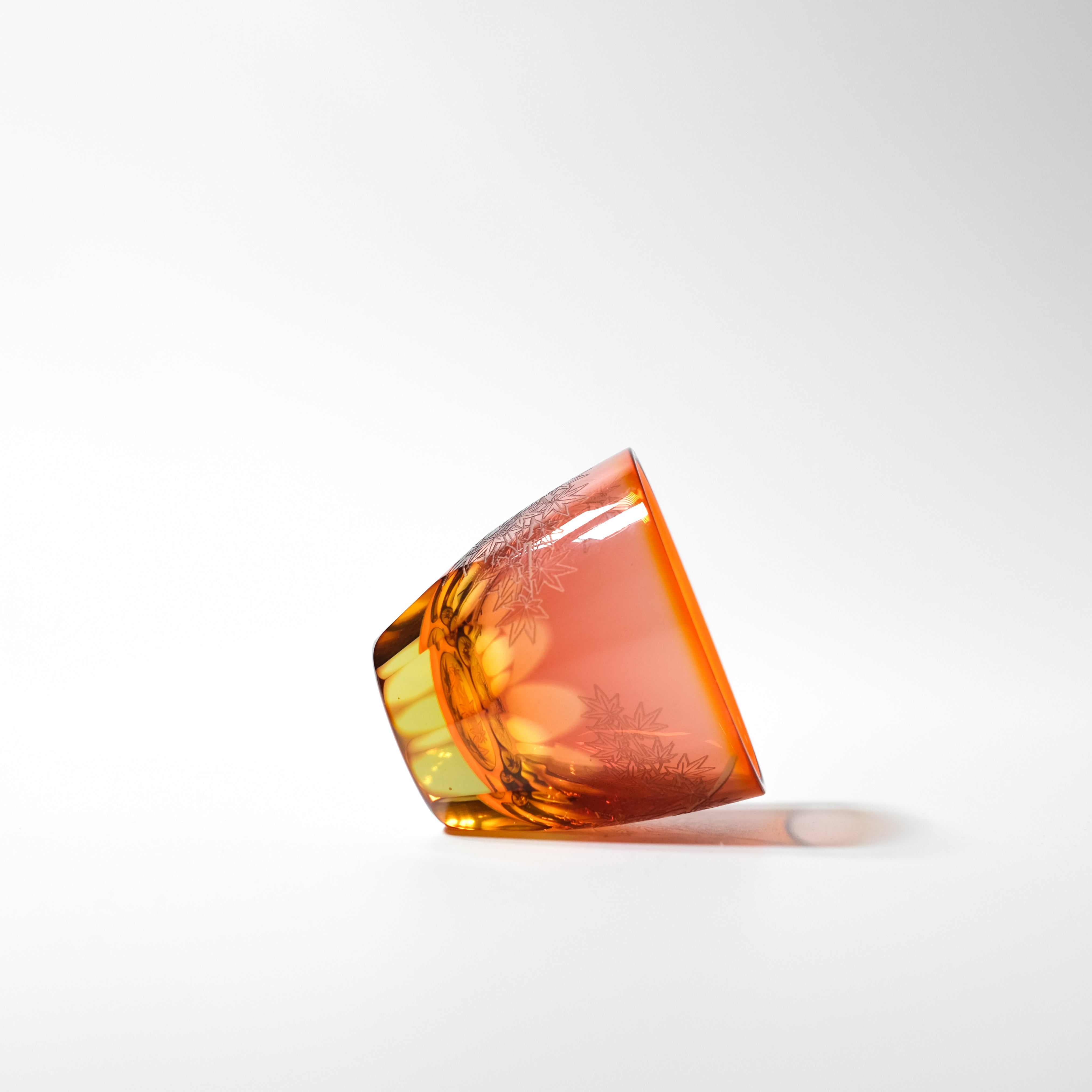 Edokiriko glass MOMIJI