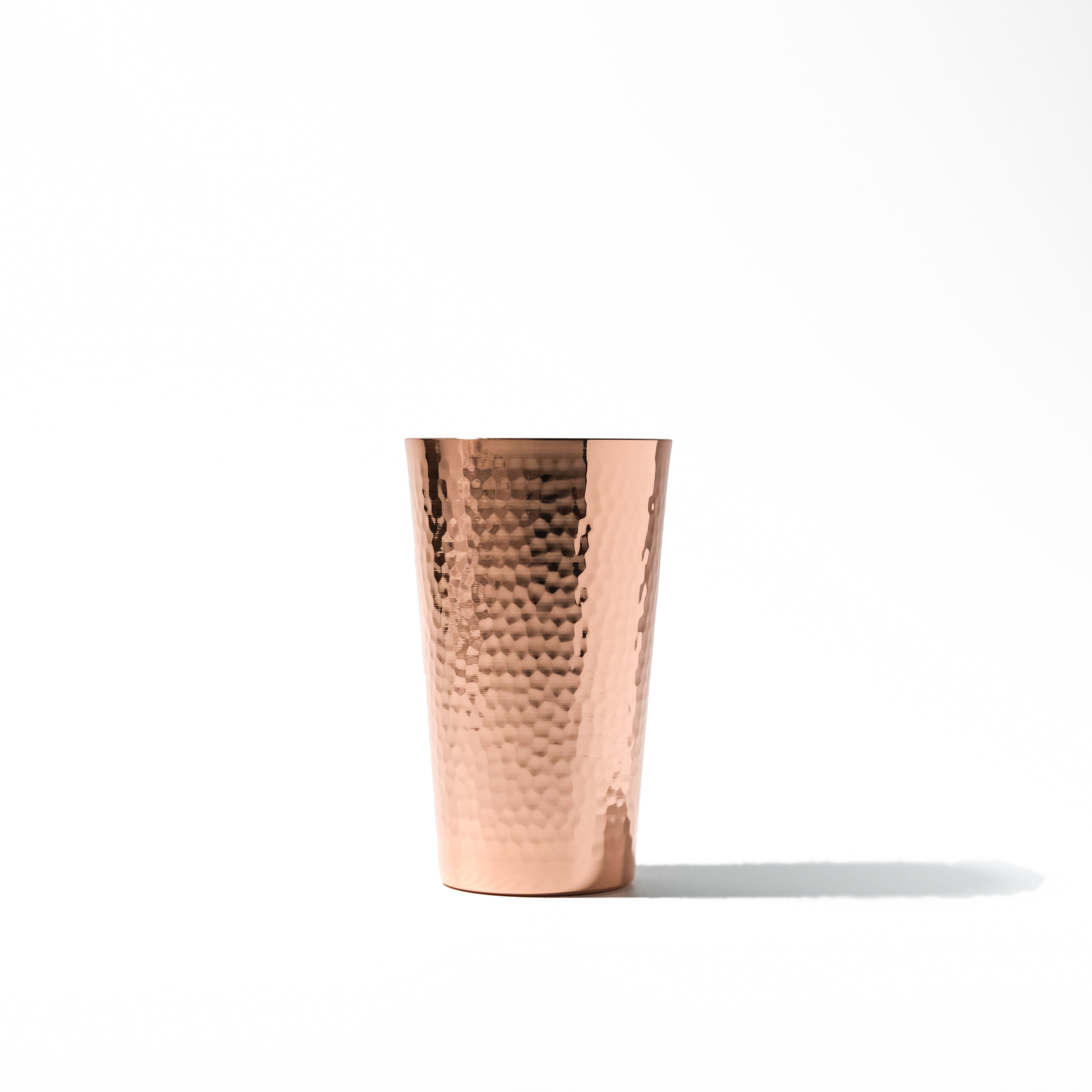 Hand-Hammered Pure Copper Tumbler – medium