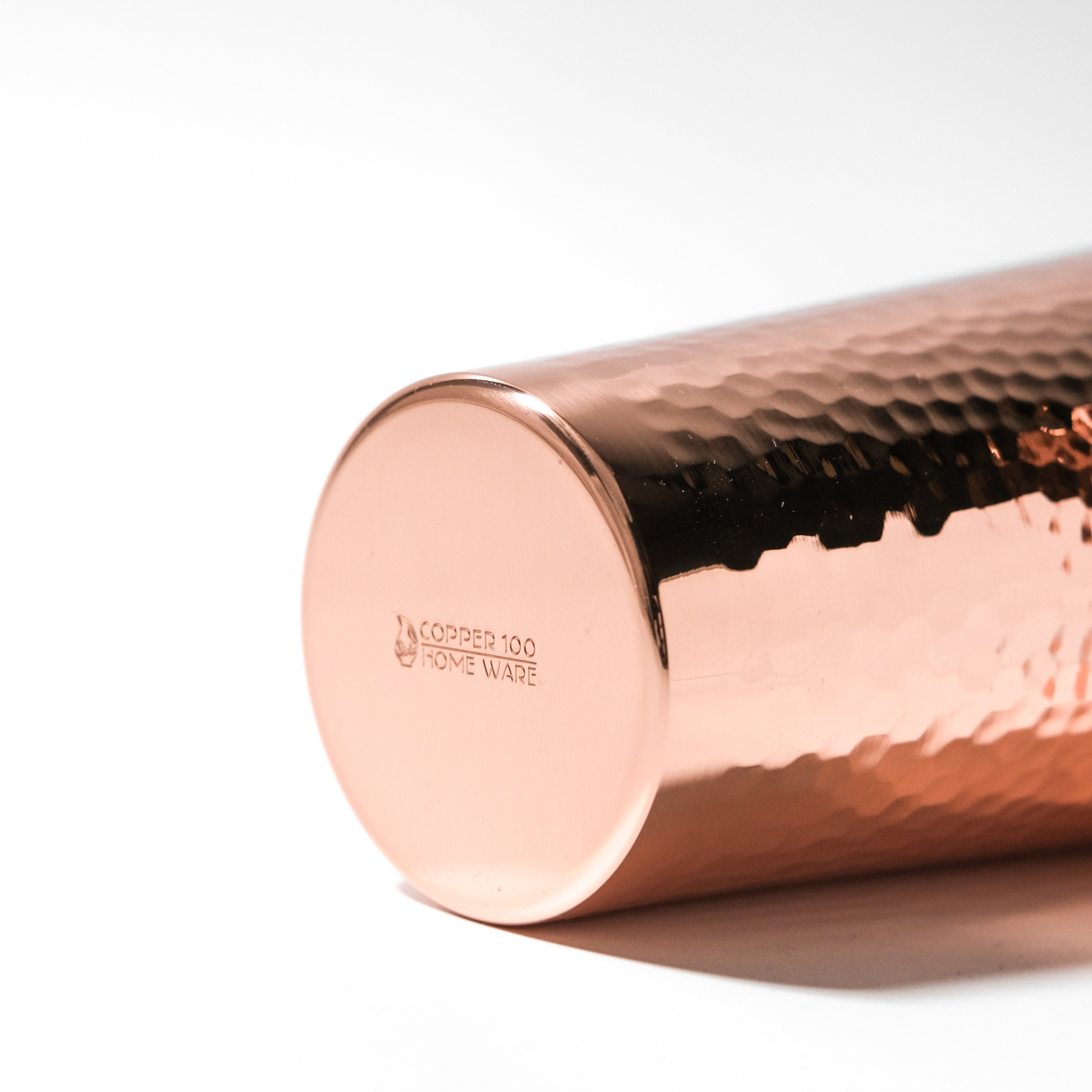 Hand-Hammered Pure Copper Tumbler – medium