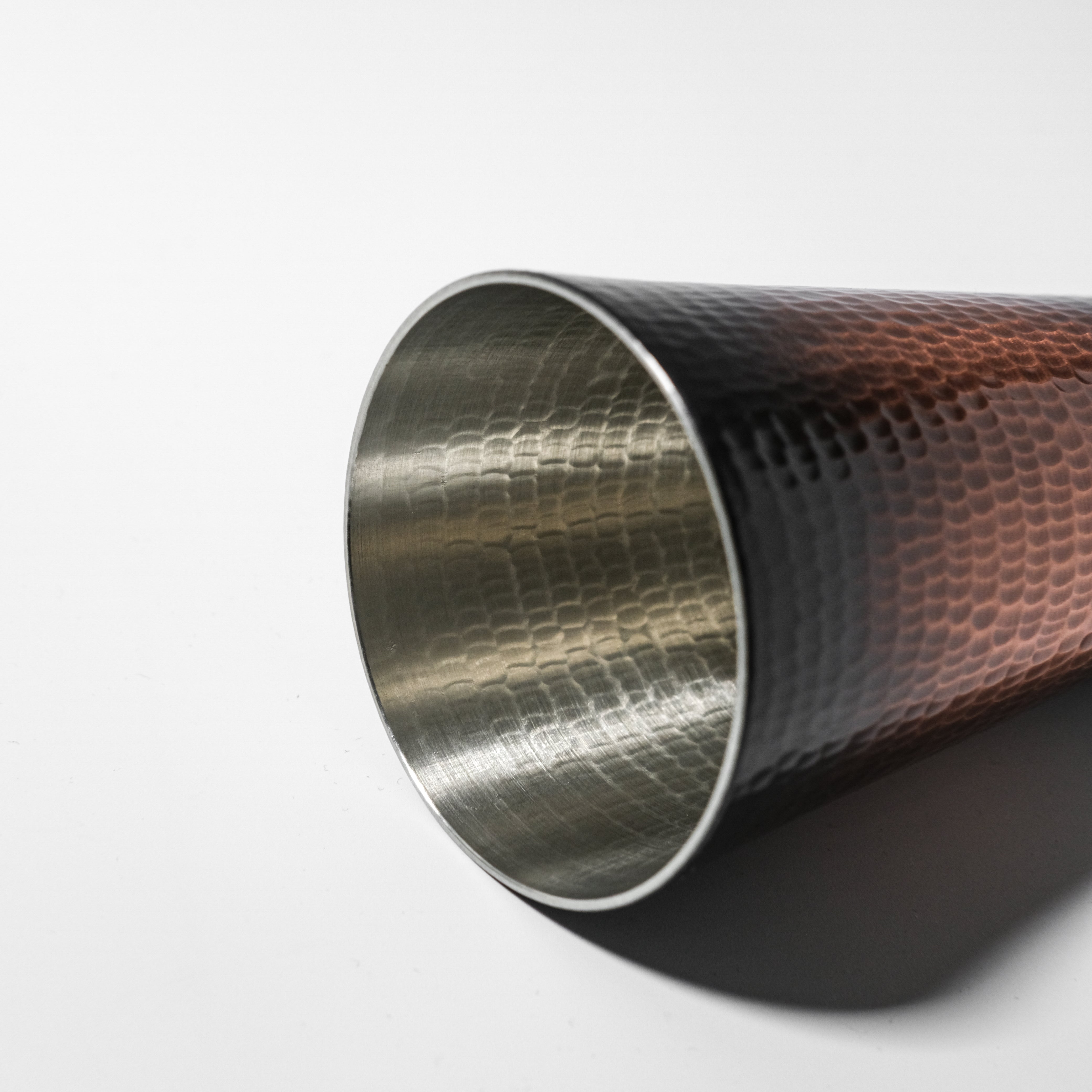 Hand-Hammered Pure Copper Tumbler – Medium