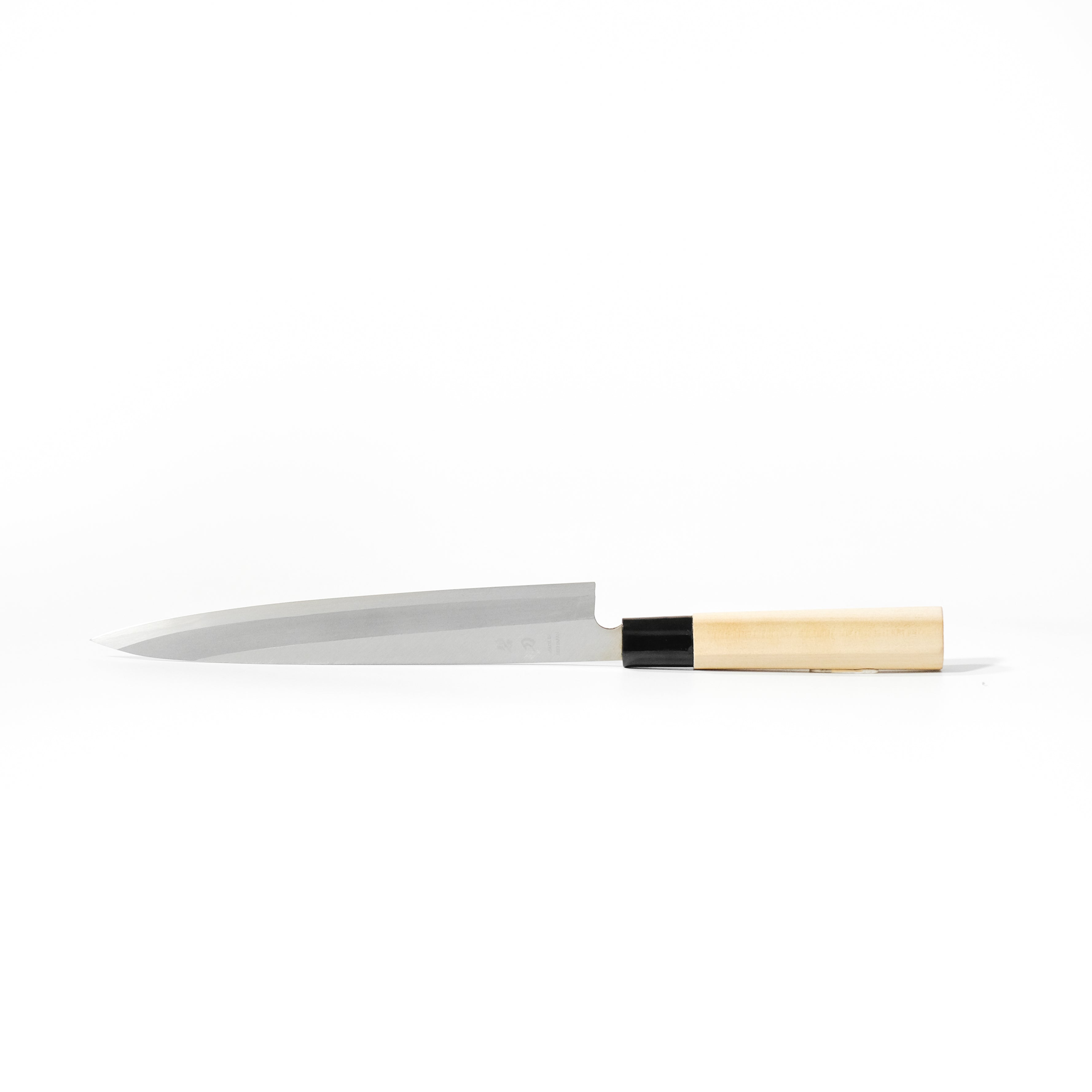 [Pre-order] aoba Carbon Steel Yanagiba Knife – Magnolia Wood Handle