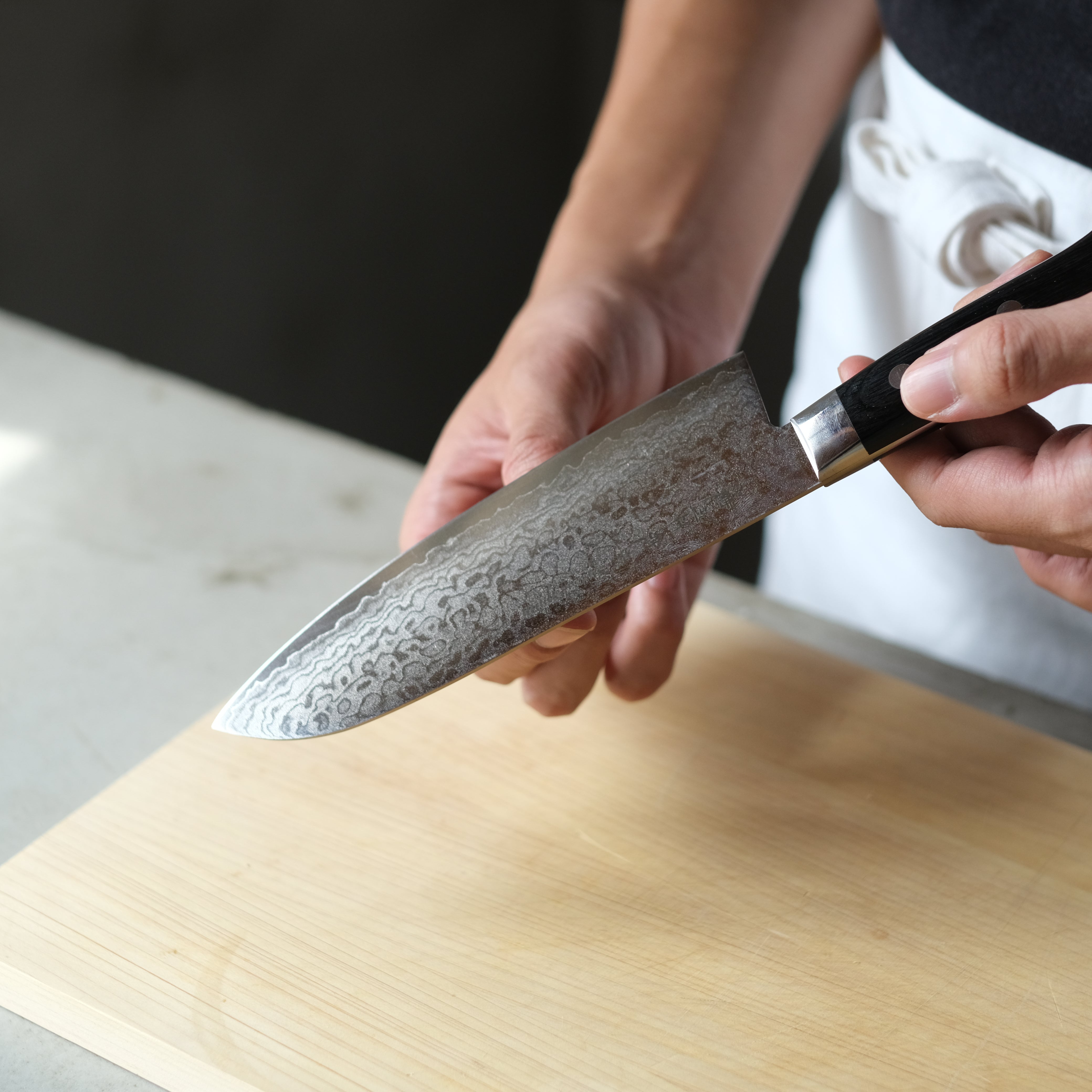 Bonten Unryu Goku Damascus Gyuto Knife (180mm)