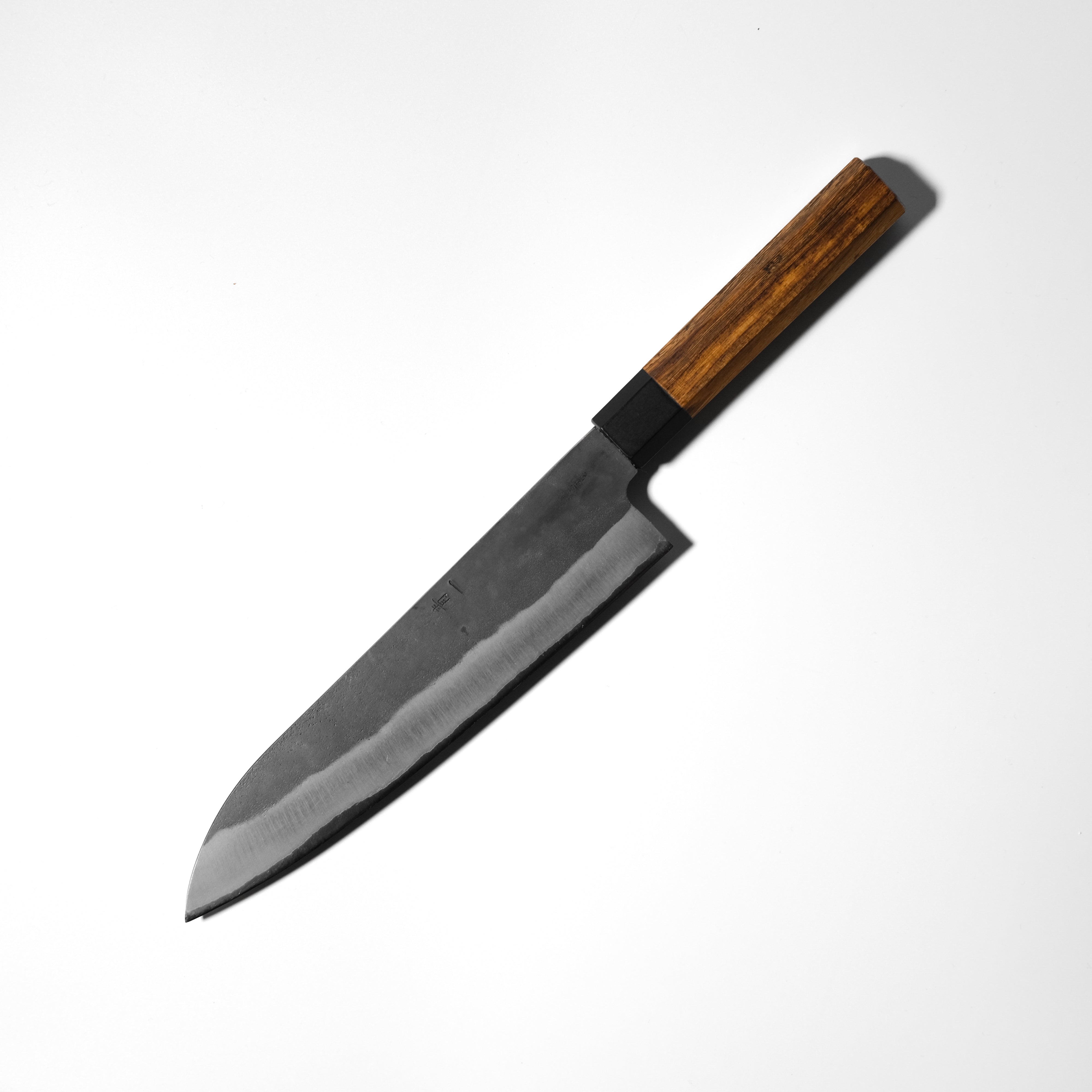 Hidariyorimitsu Aogami #1 Black Gyuto Knife – 210mm (Ironwood Handle)