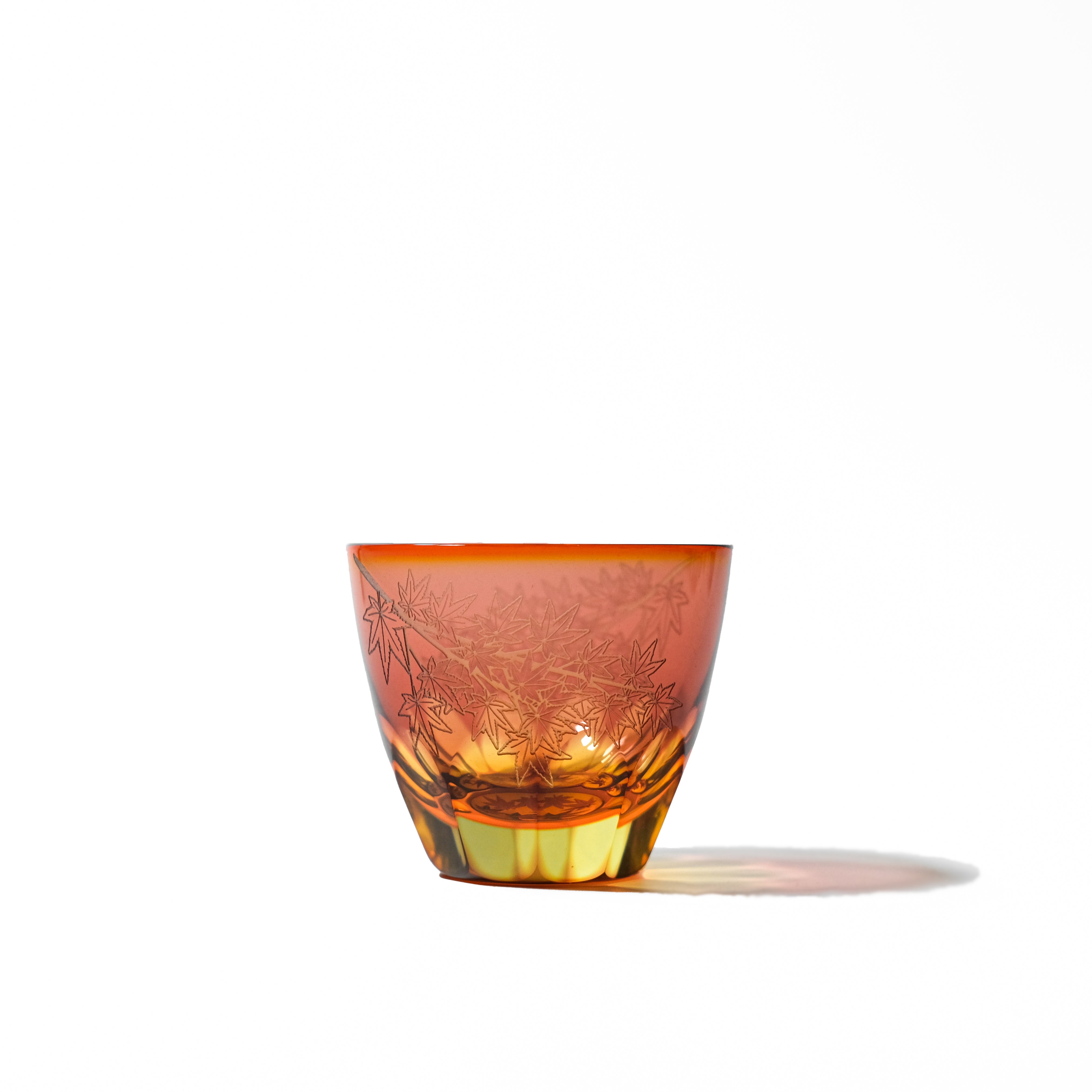 Edokiriko glass MOMIJI