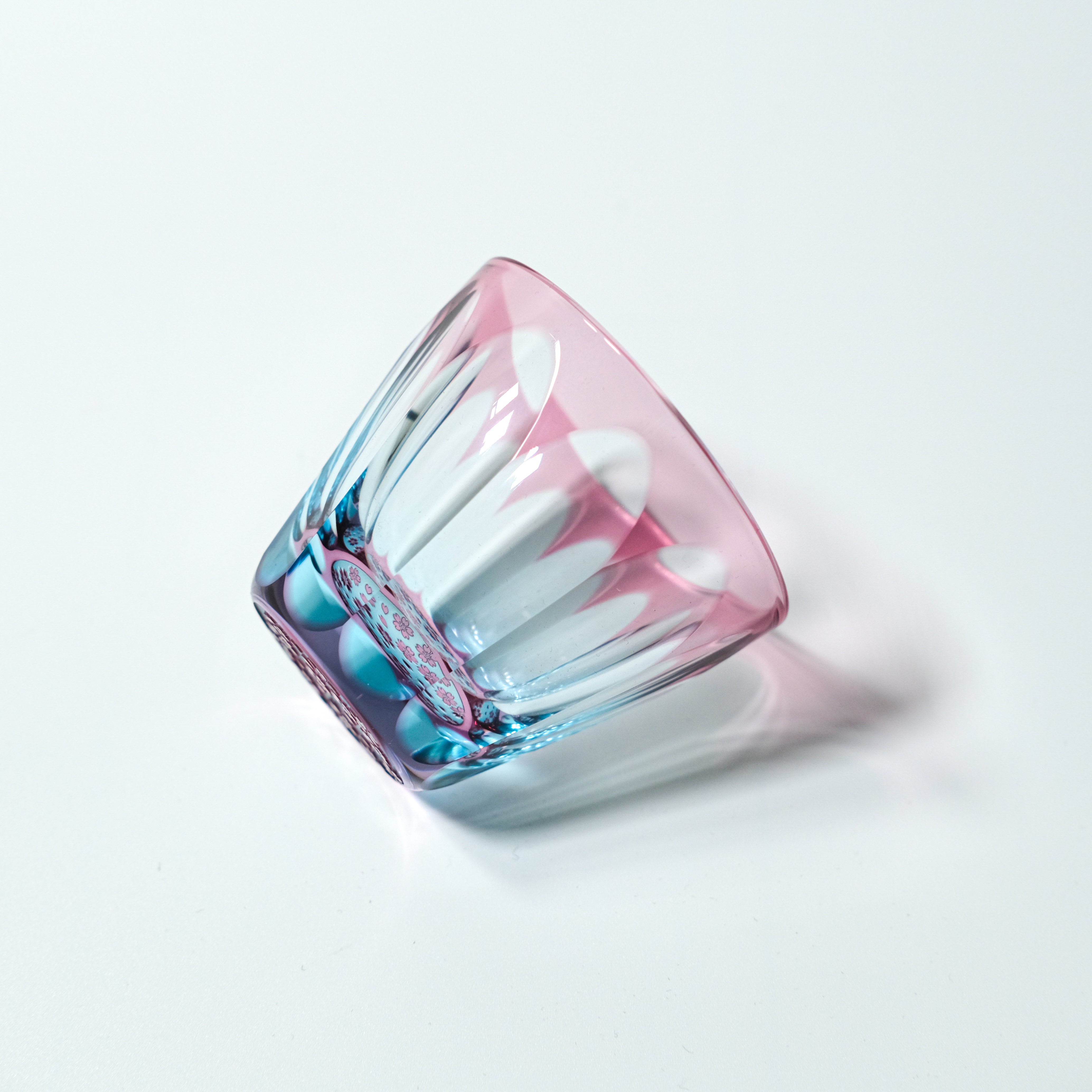 Edokiriko glass SAKURA(Deep)