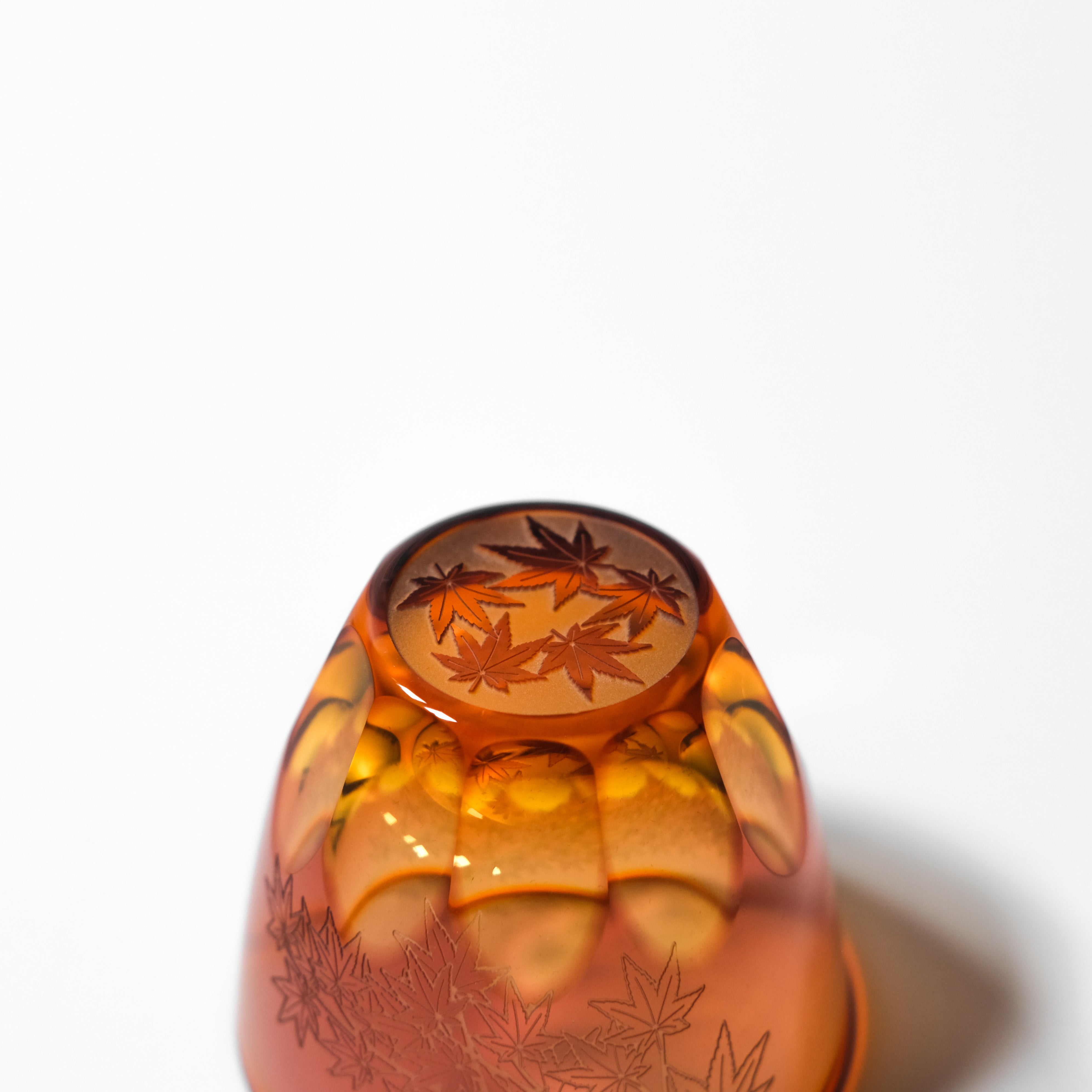 Edokiriko glass MOMIJI